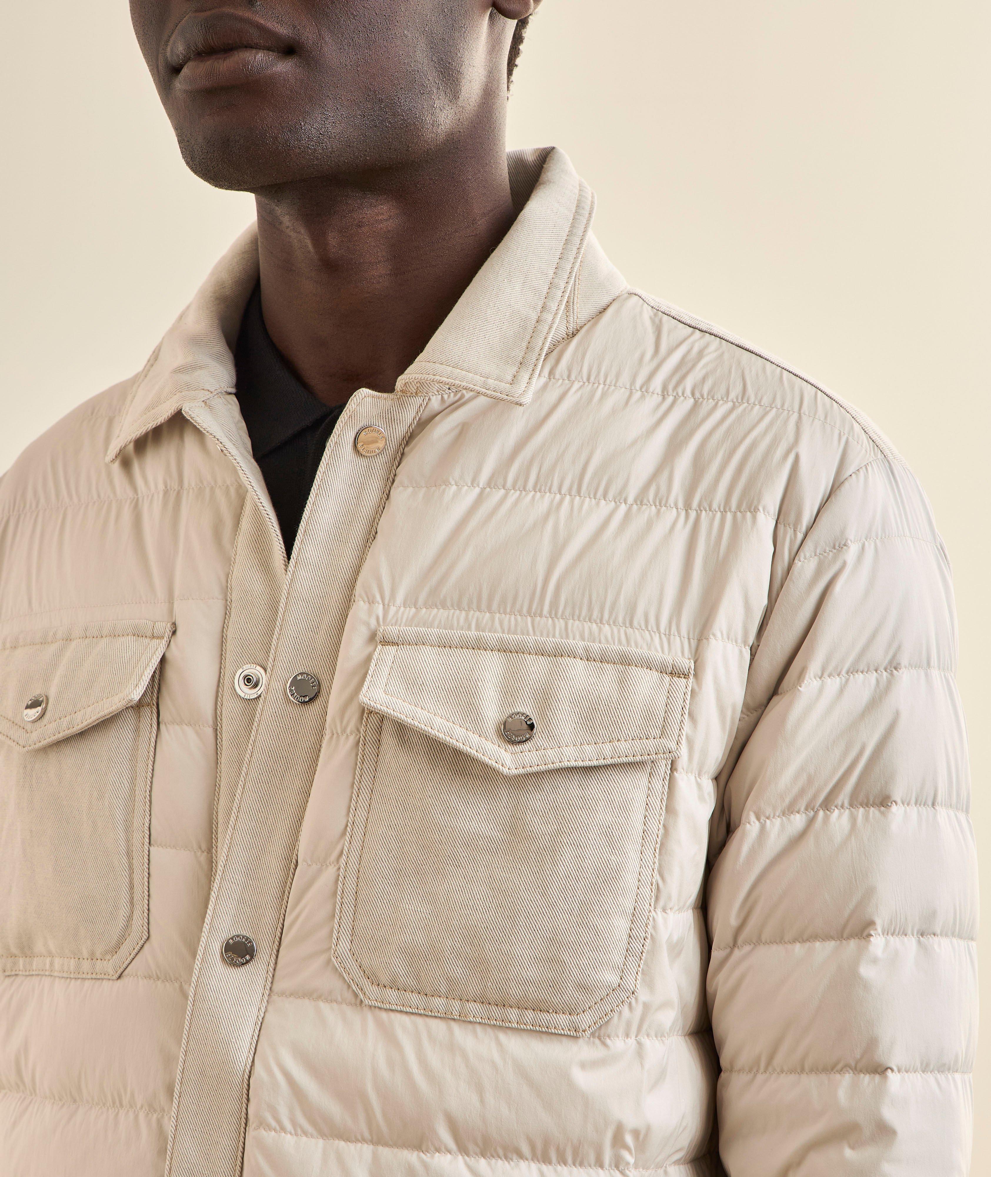 Veste matelassé bordures-denim Montini image 3