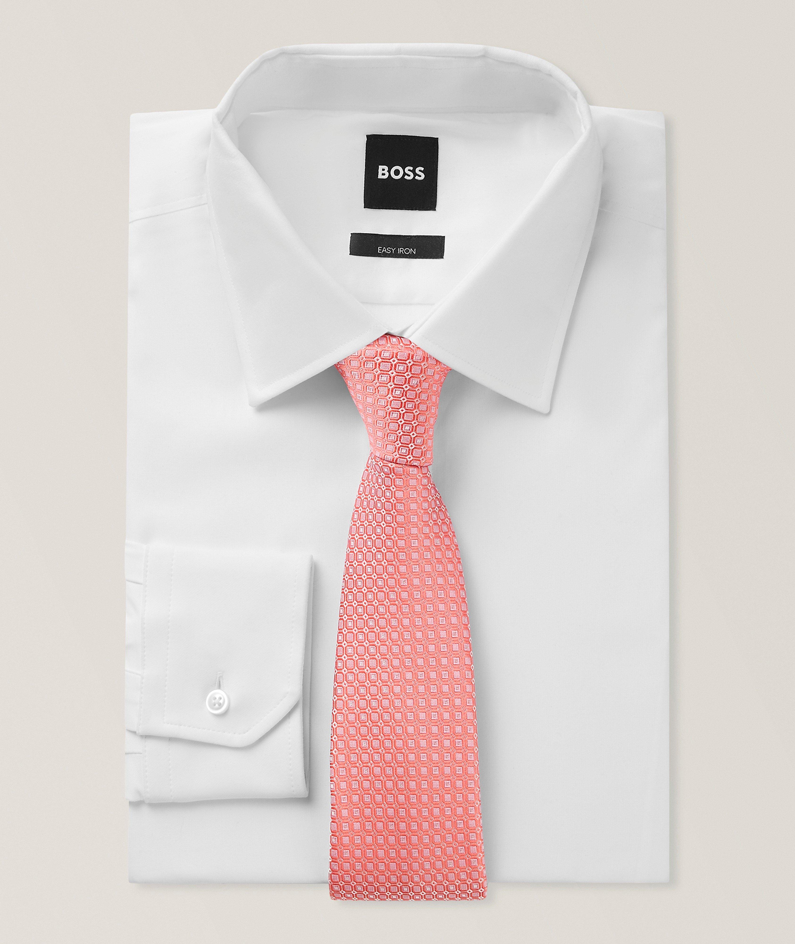 Jacquard Square Silk-Blend Tie  image 3