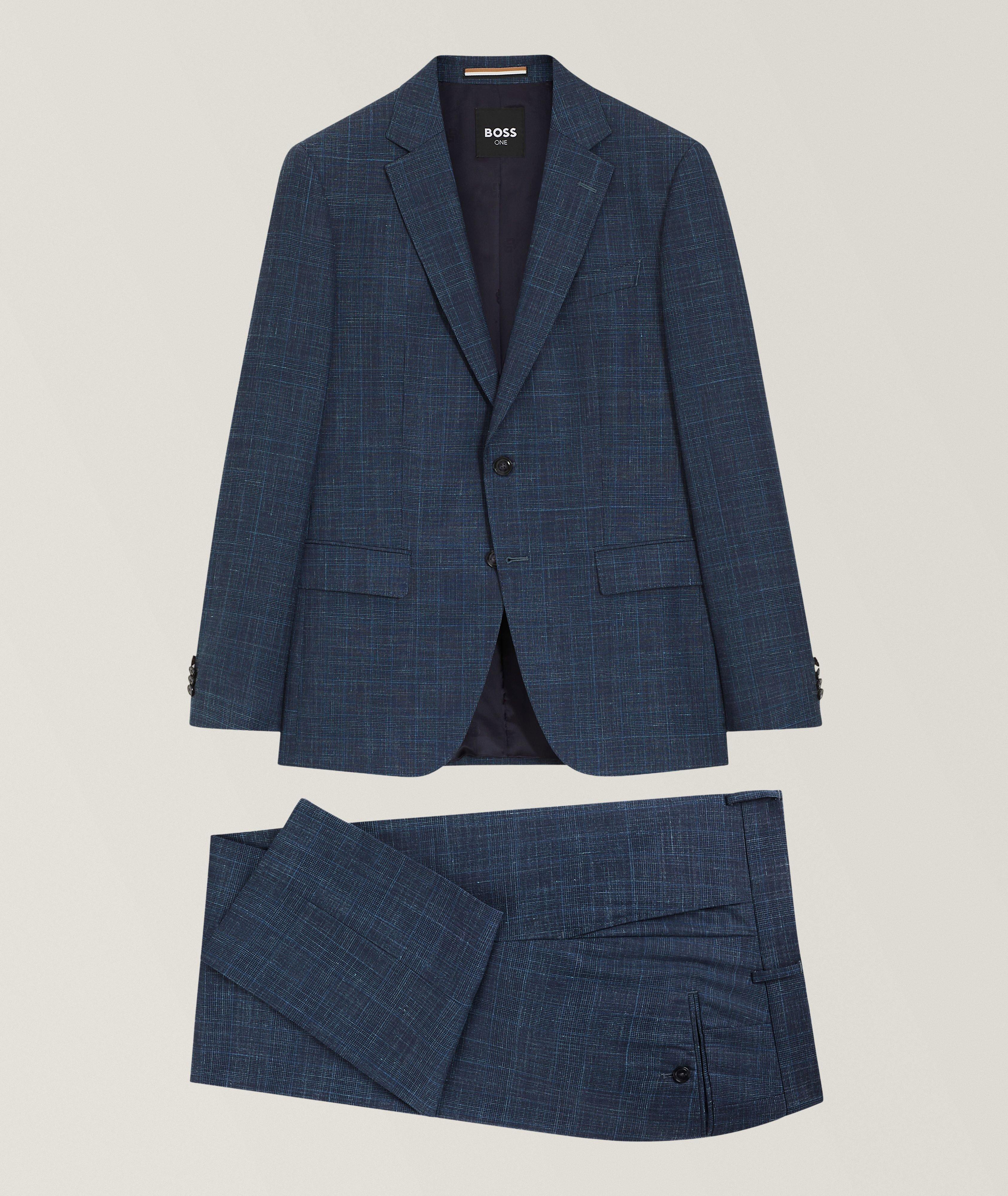 Glen Checked Wool-Blend Suit image 0