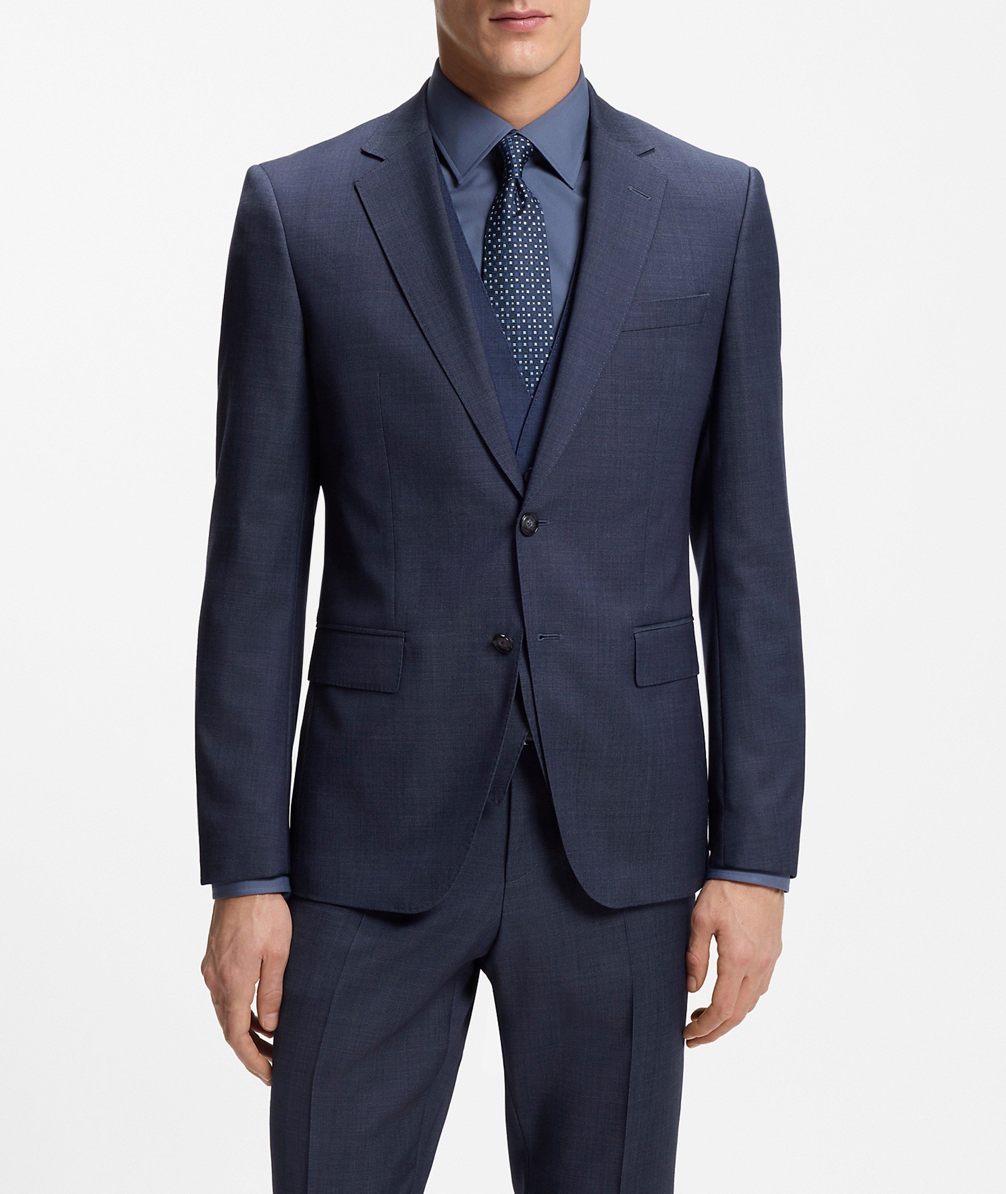 Serge Virgin Wool Three-Piece Suit  image 2