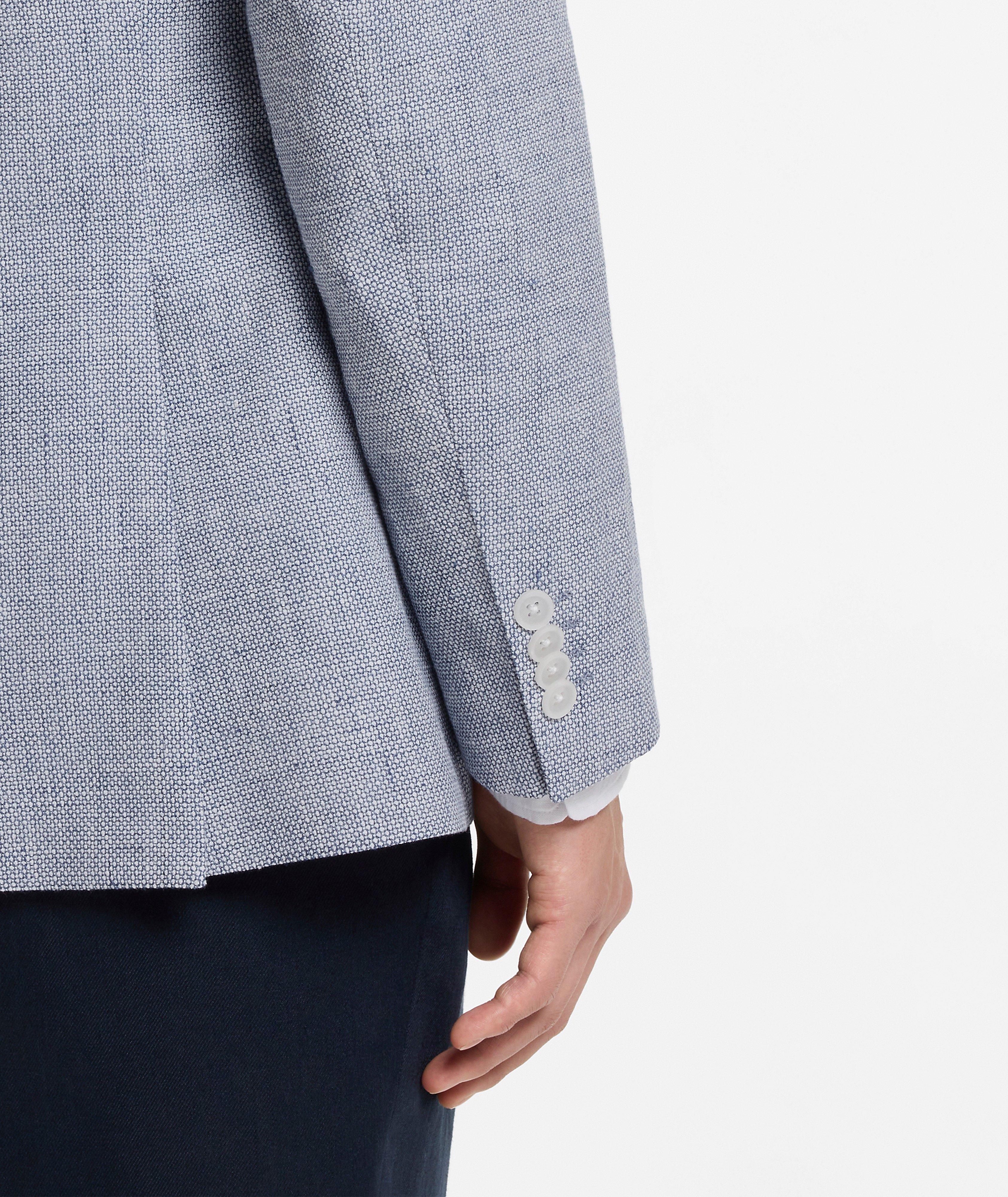 Hutson Houndstooth Linen-Cotton Sport Jacket image 4