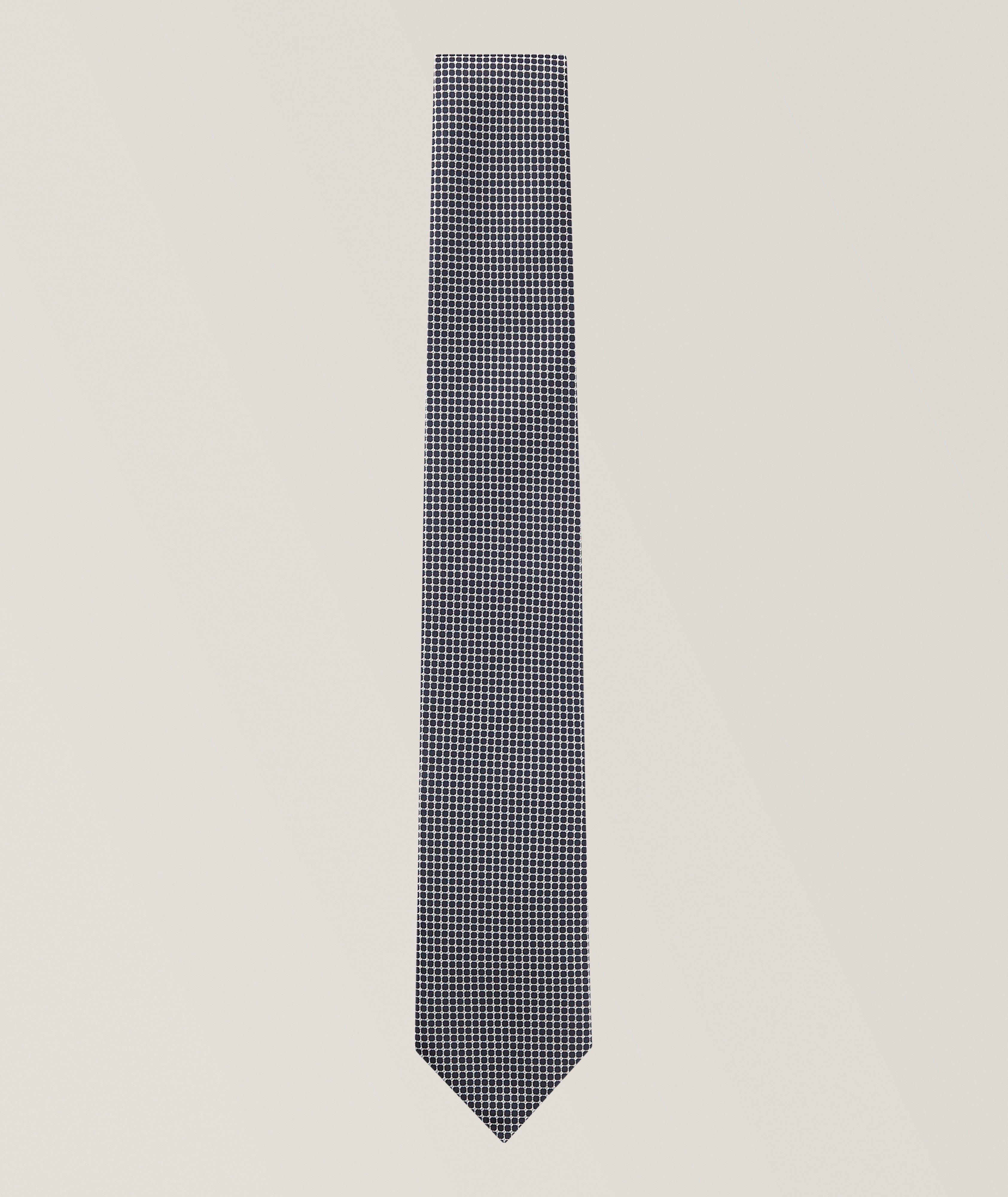 BOSS Neat Silk Jacquard Tie 