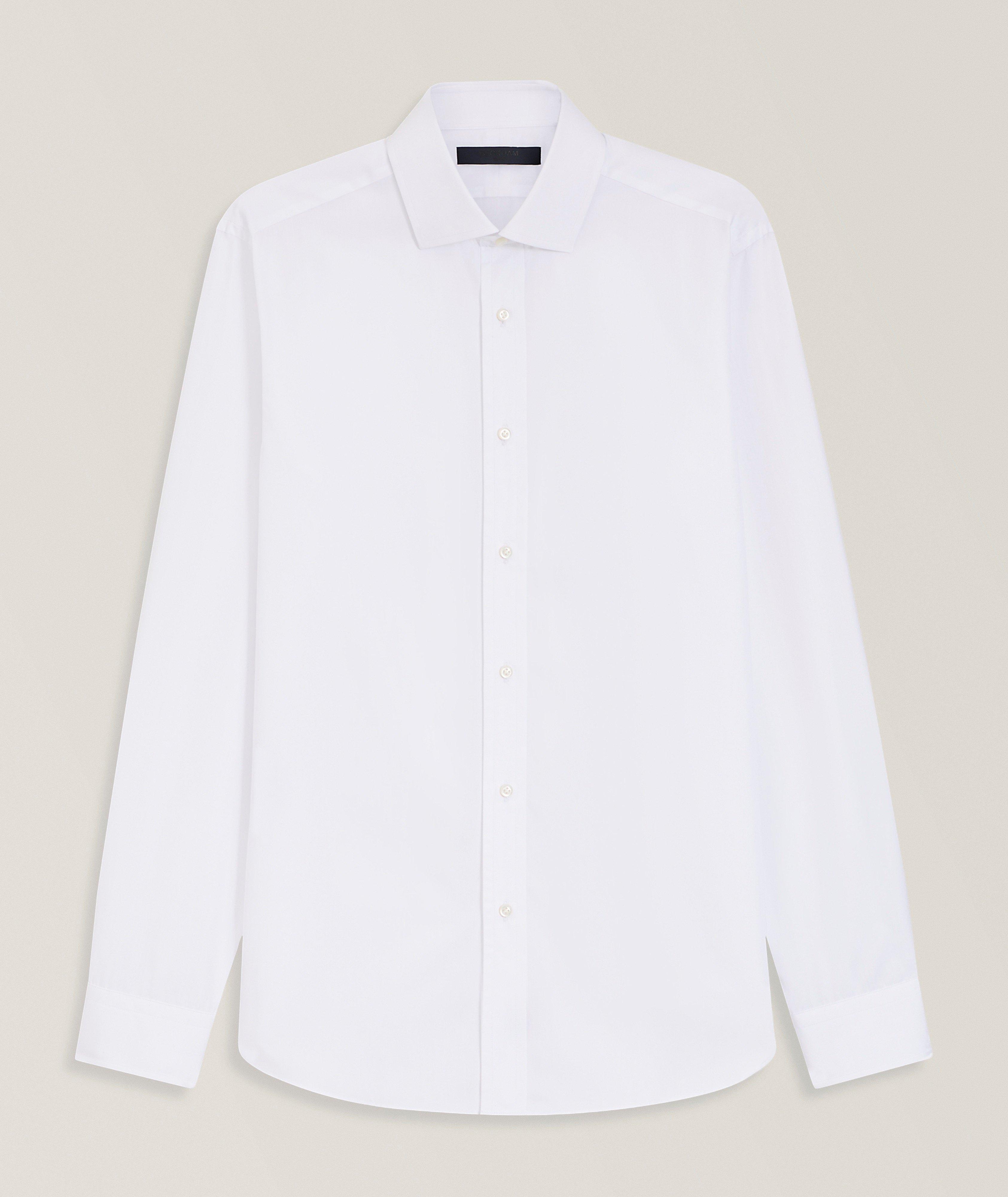 BOSS BY BECKHAM Slim-fit Cotton Dress Shirt image 0