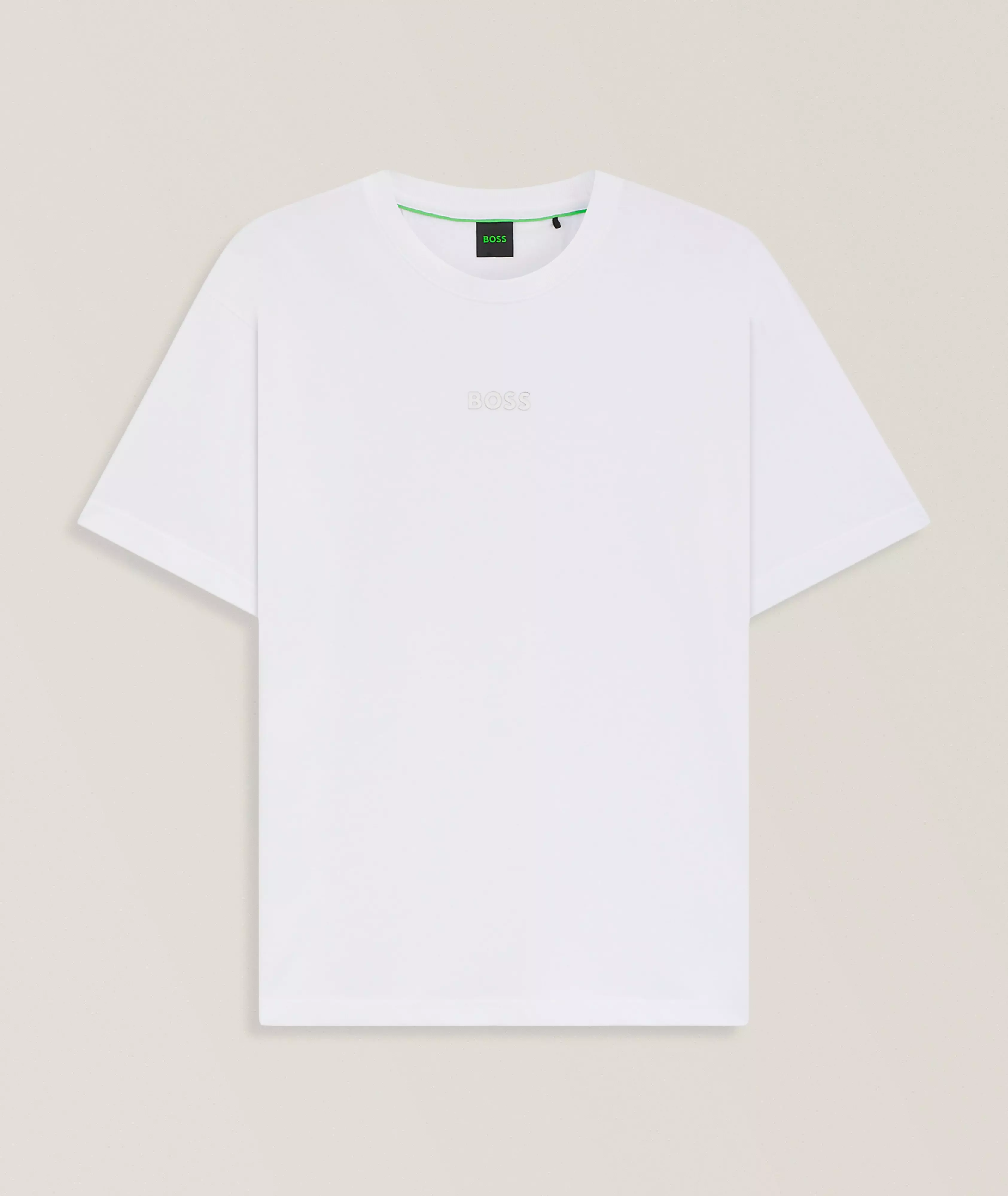 BOSS Logo Cotton Crewneck T-Shirt