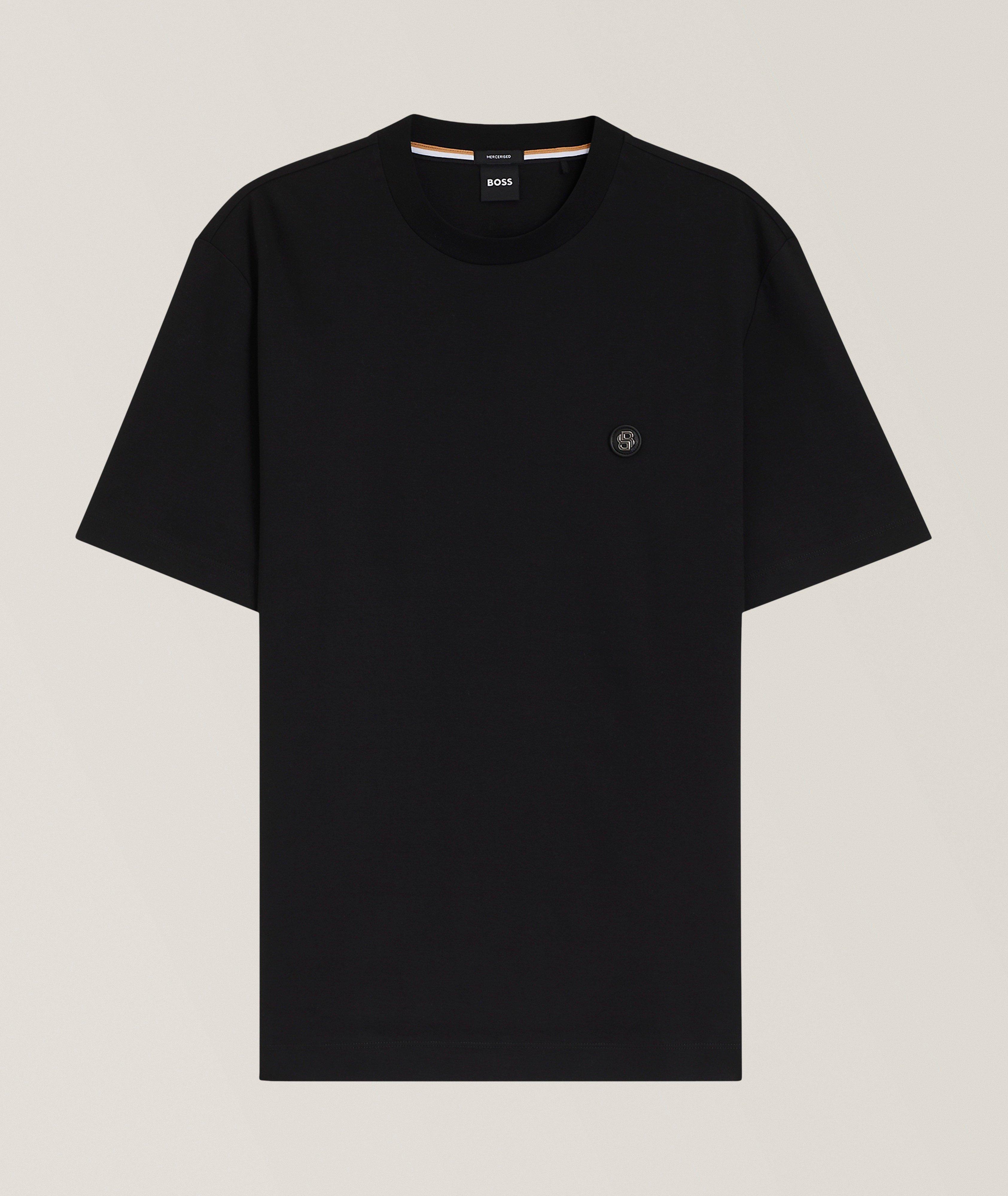BOSS Taut Mercerized-Cotton Crewneck T-Shirt