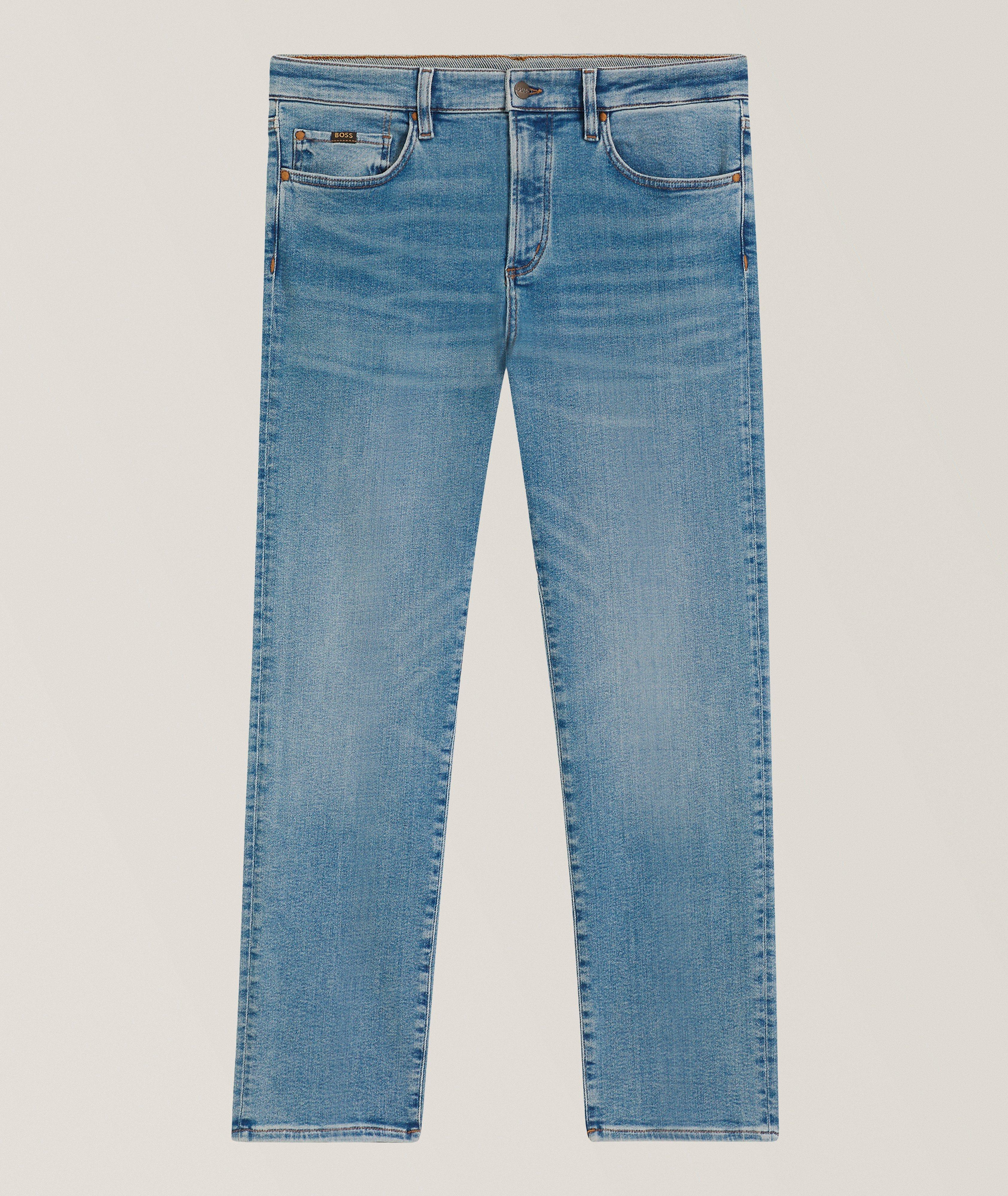 BOSS Karoo Slim-Fit Performance-Stretch Jeans 