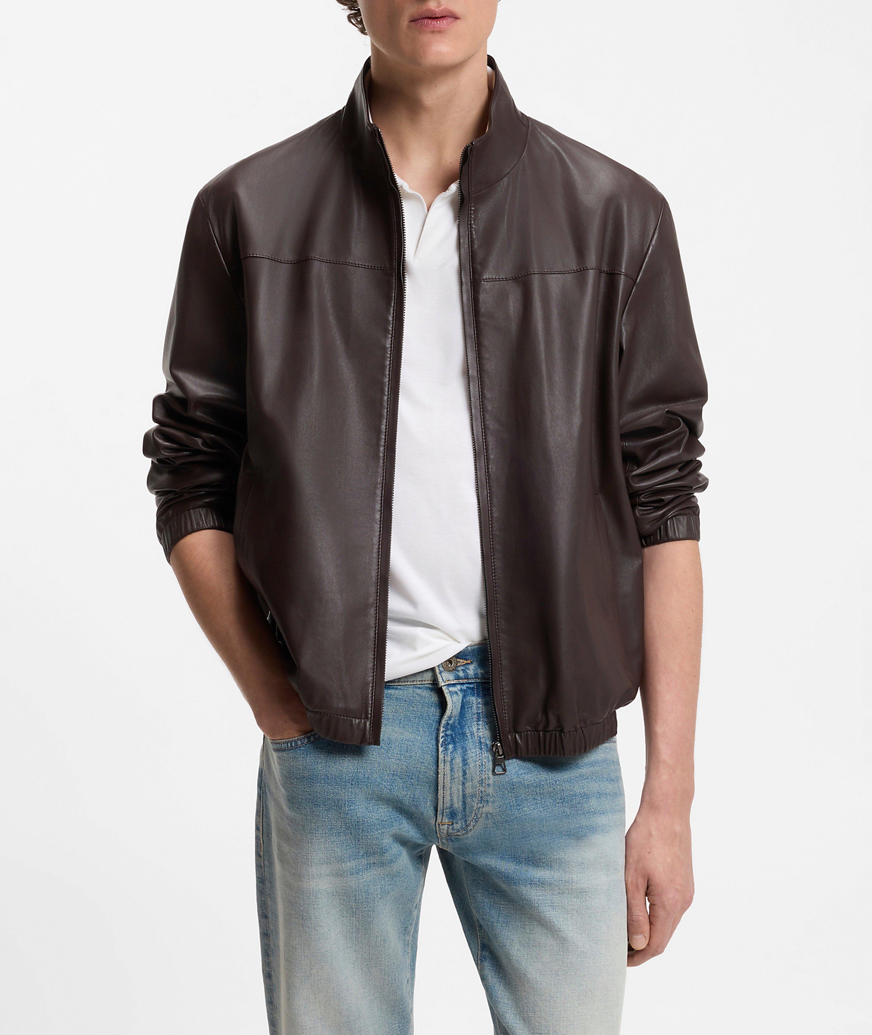 BOSS BY BECKHAM Nappa Leather Jacket image 1