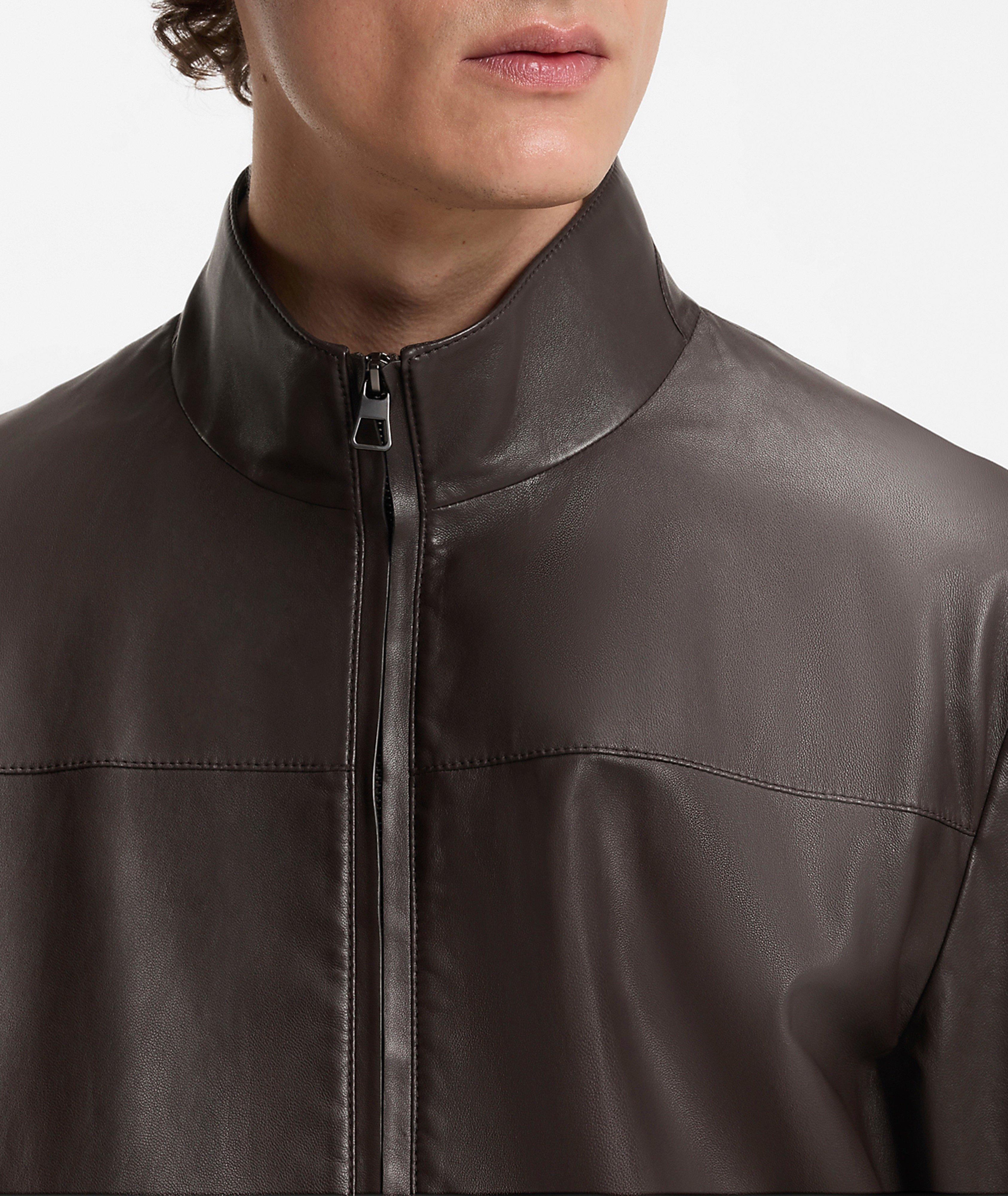 BOSS BY BECKHAM Nappa Leather Jacket image 3