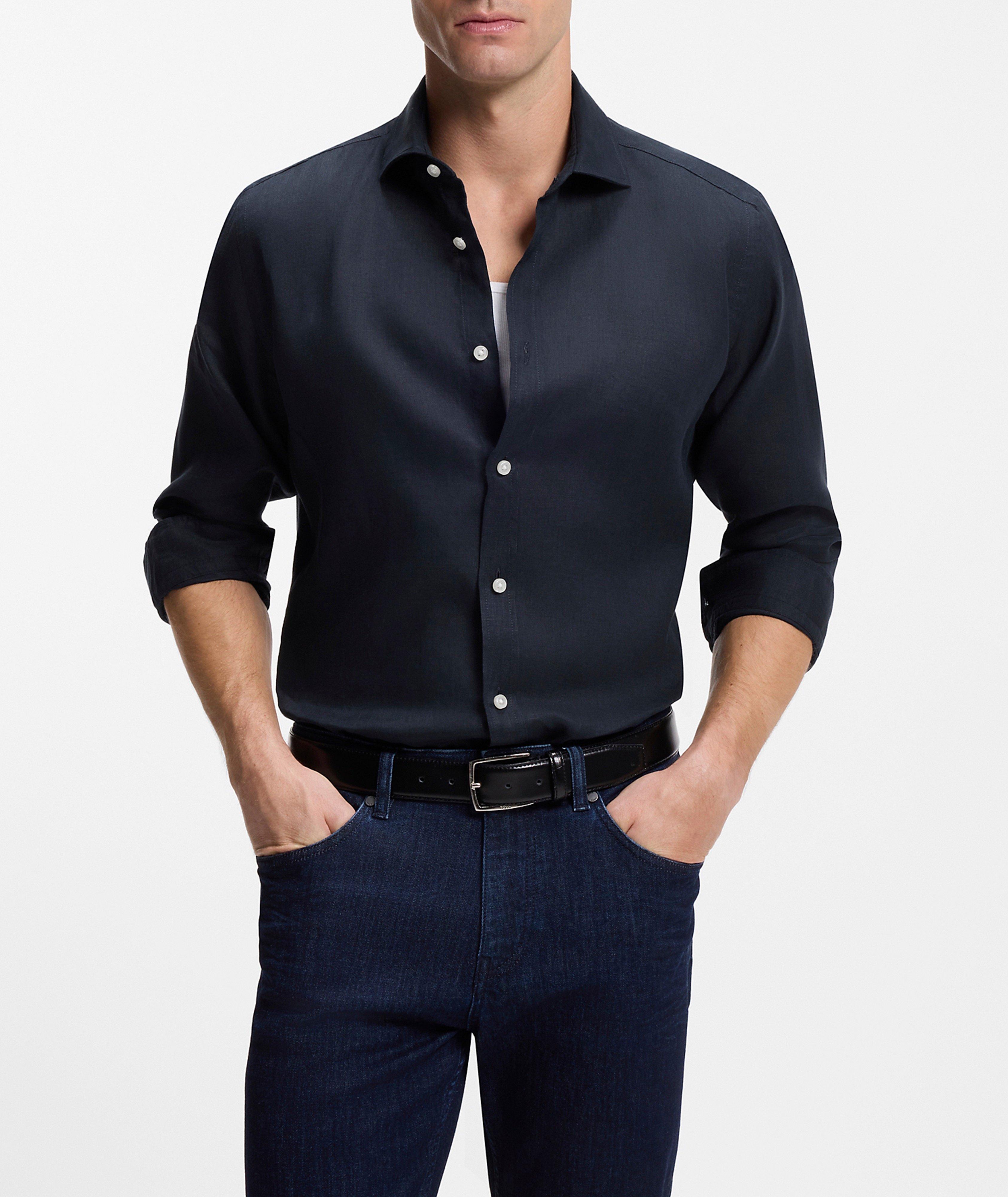 Liam Washed Linen Shirt  image 1