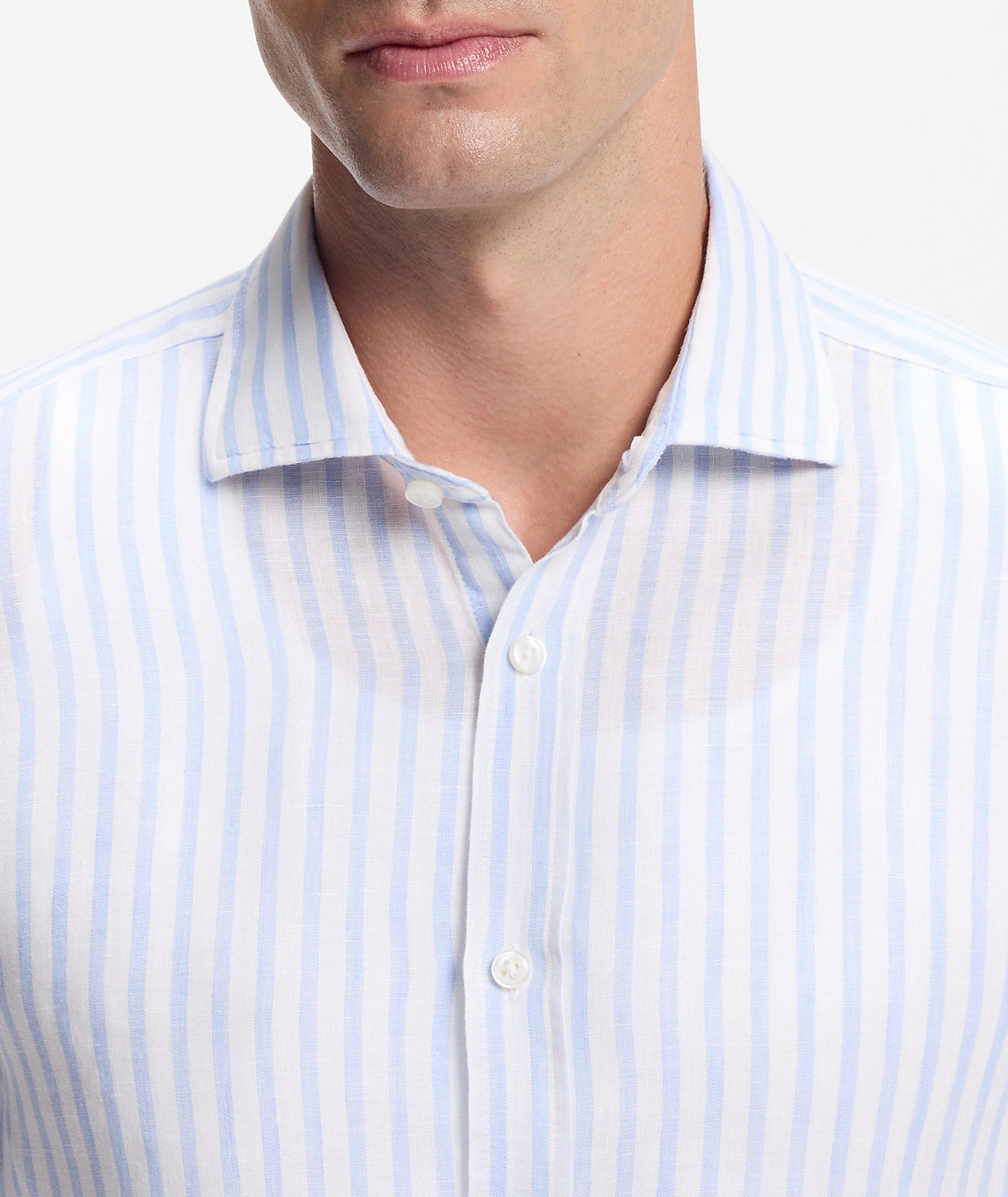 Liam Striped Linen Shirt  image 3