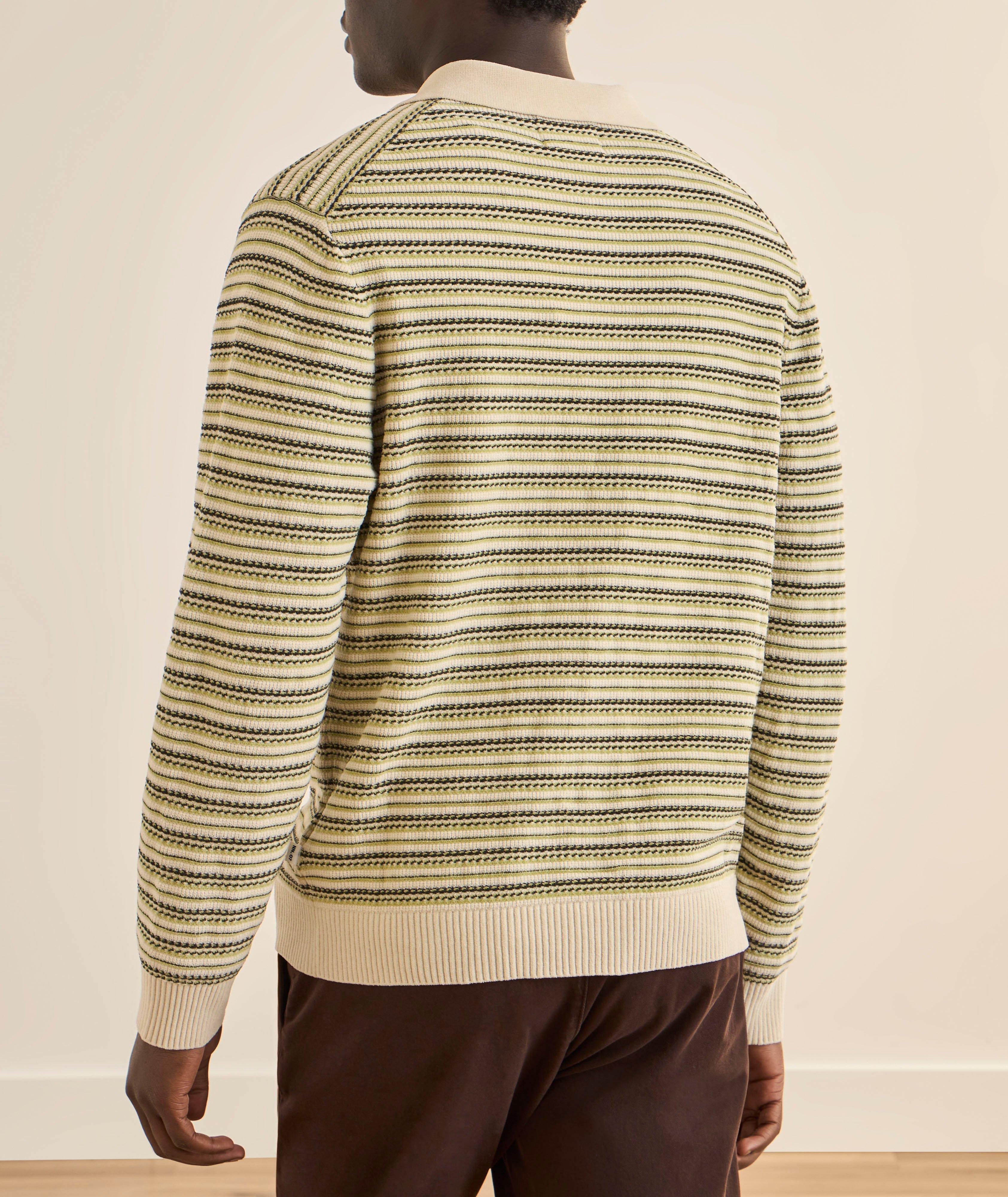 Cardigan polo rayé chenille Jackie image 2