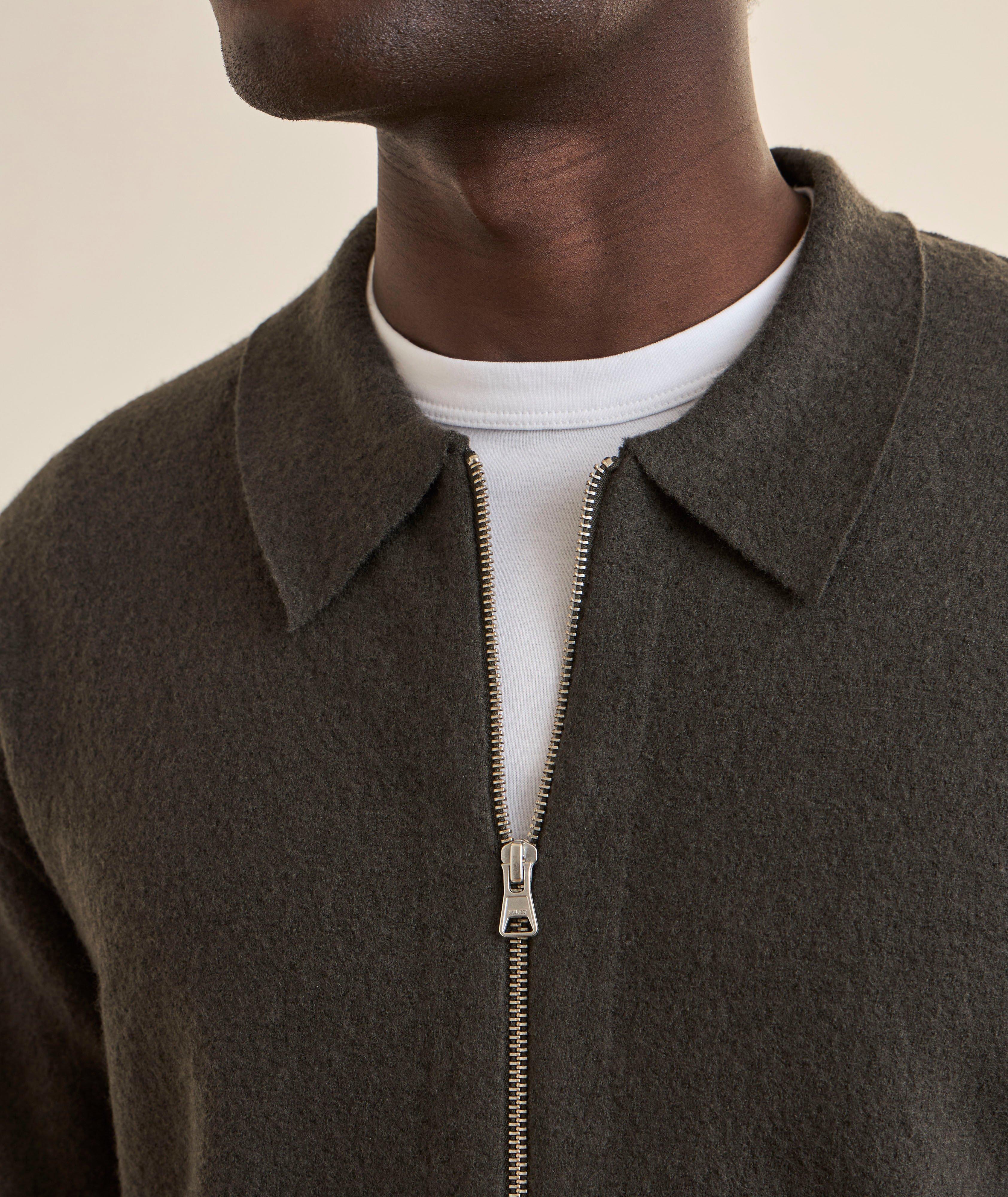Jonas Boiled Wool Full-Zip Jacket image 3