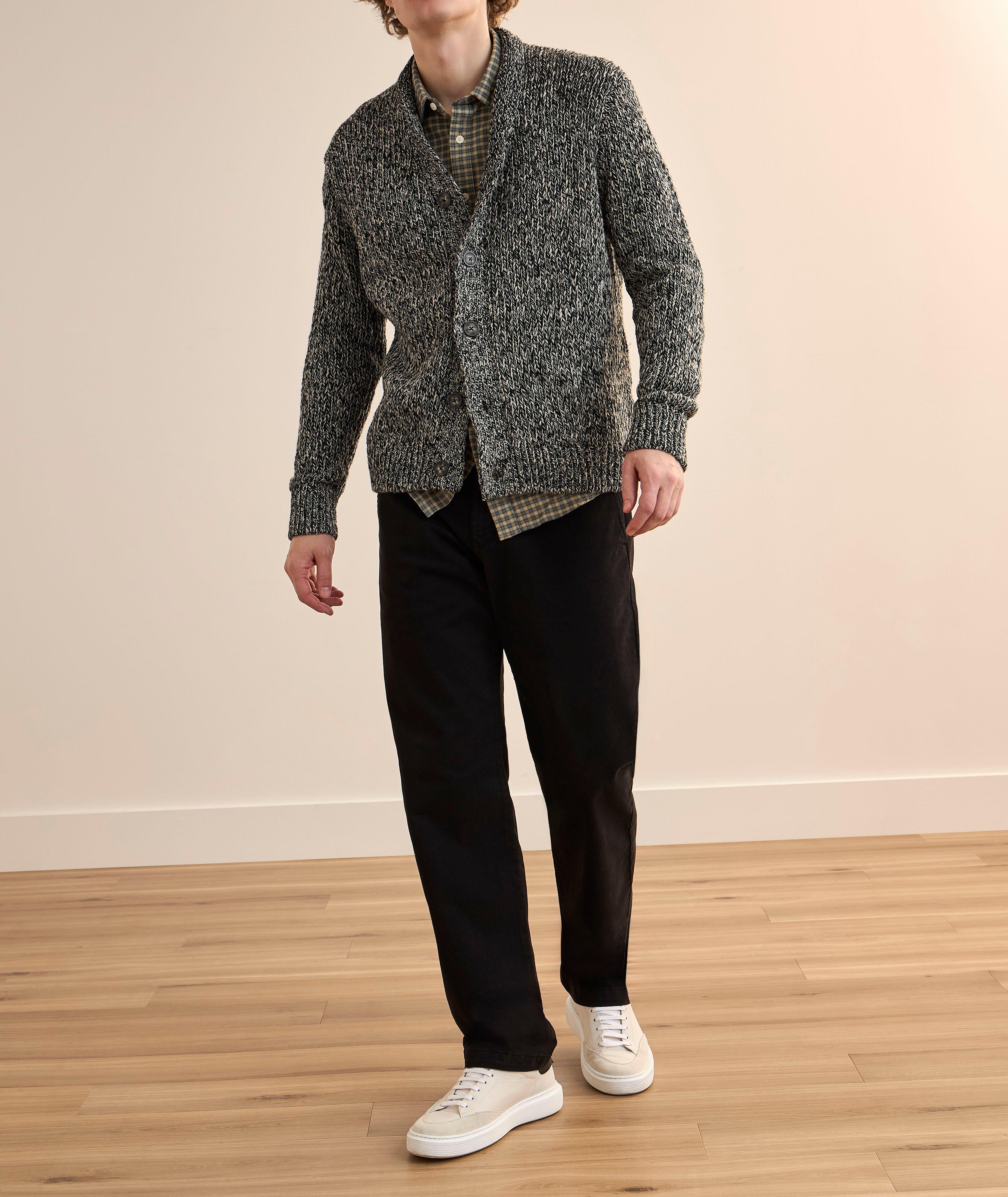 NN07 Mika Chunky Mouliné Cardigan | Sweaters & Knits | Harry Rosen