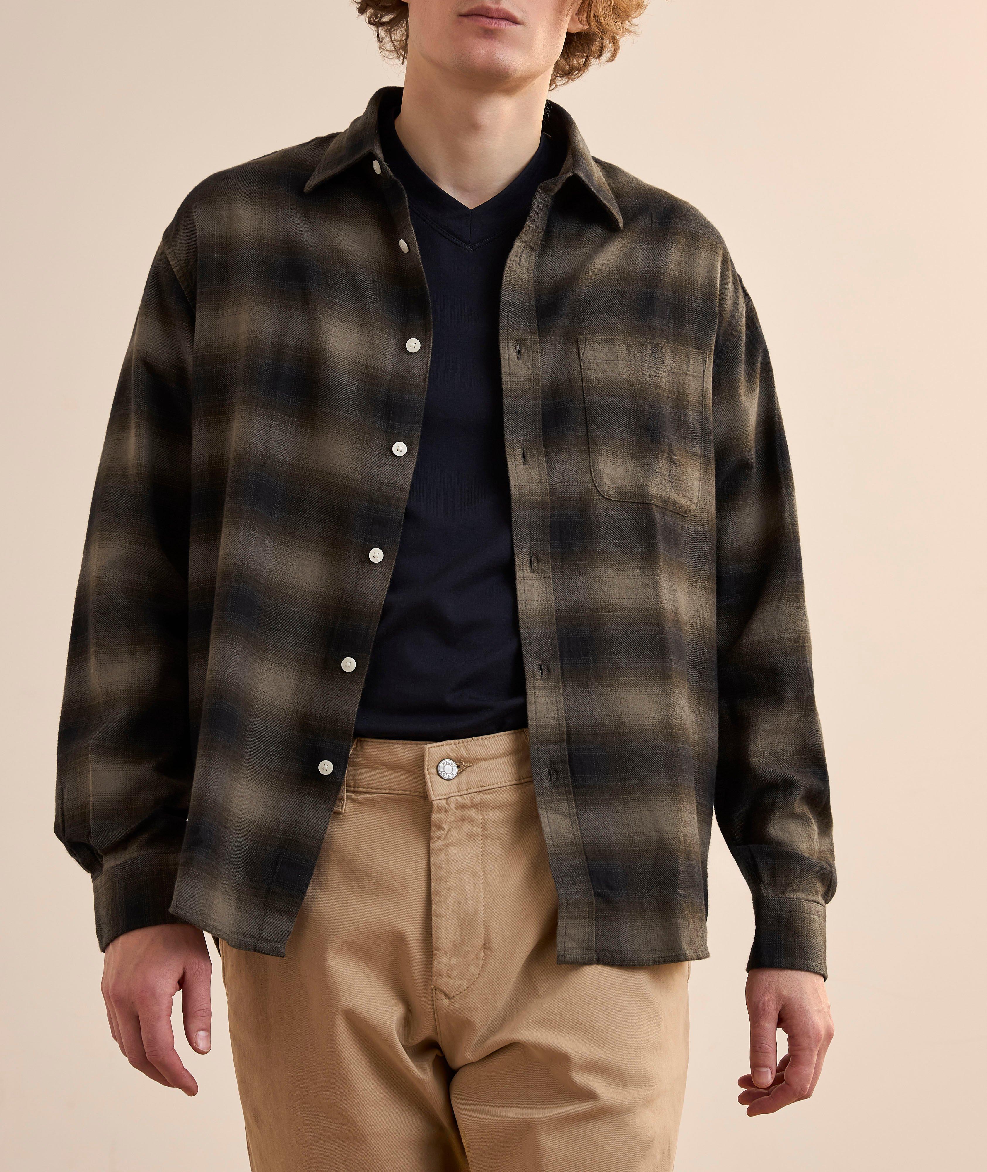 Deon Check Cotton Flannel Shirt image 1