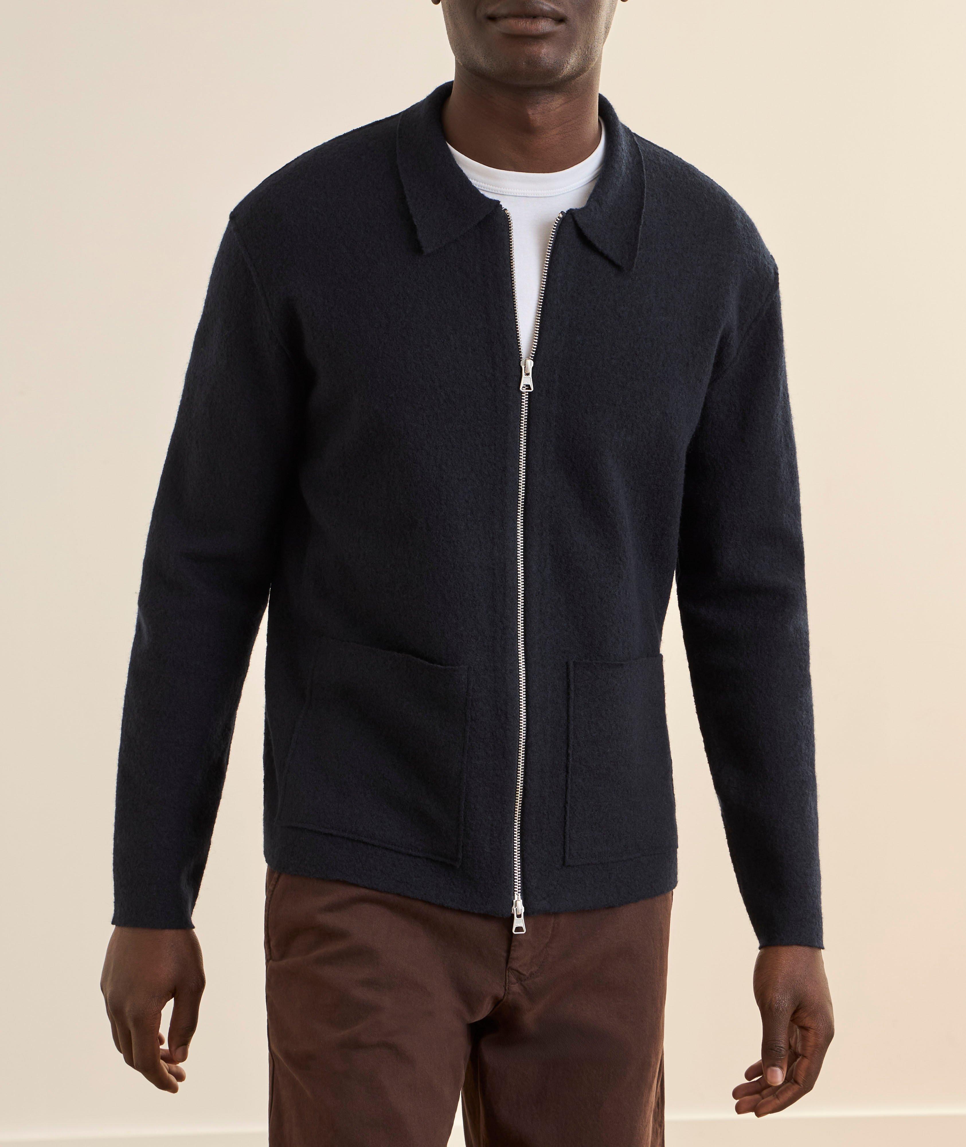 Jonas Boiled Wool Full-Zip Jacket image 1