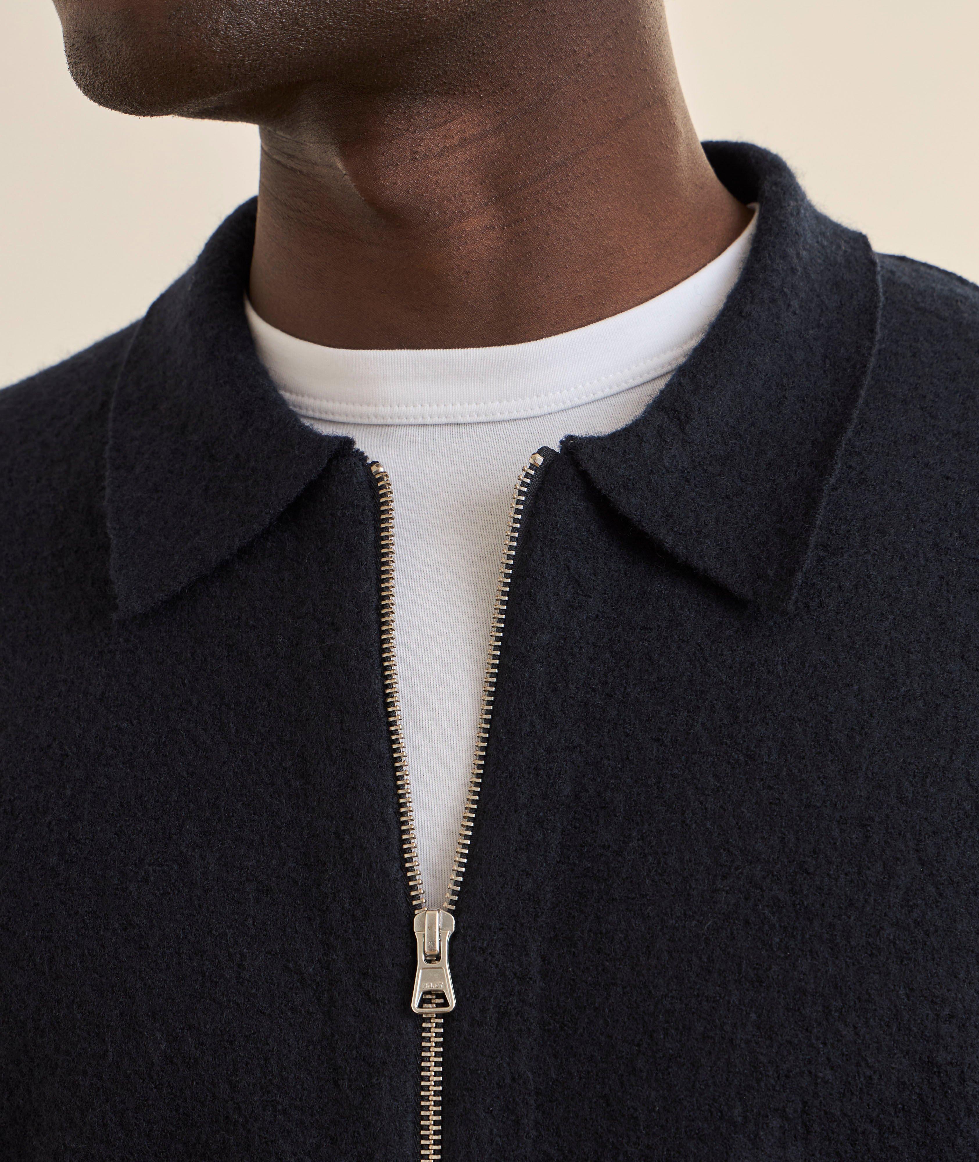 Jonas Boiled Wool Full-Zip Jacket image 3