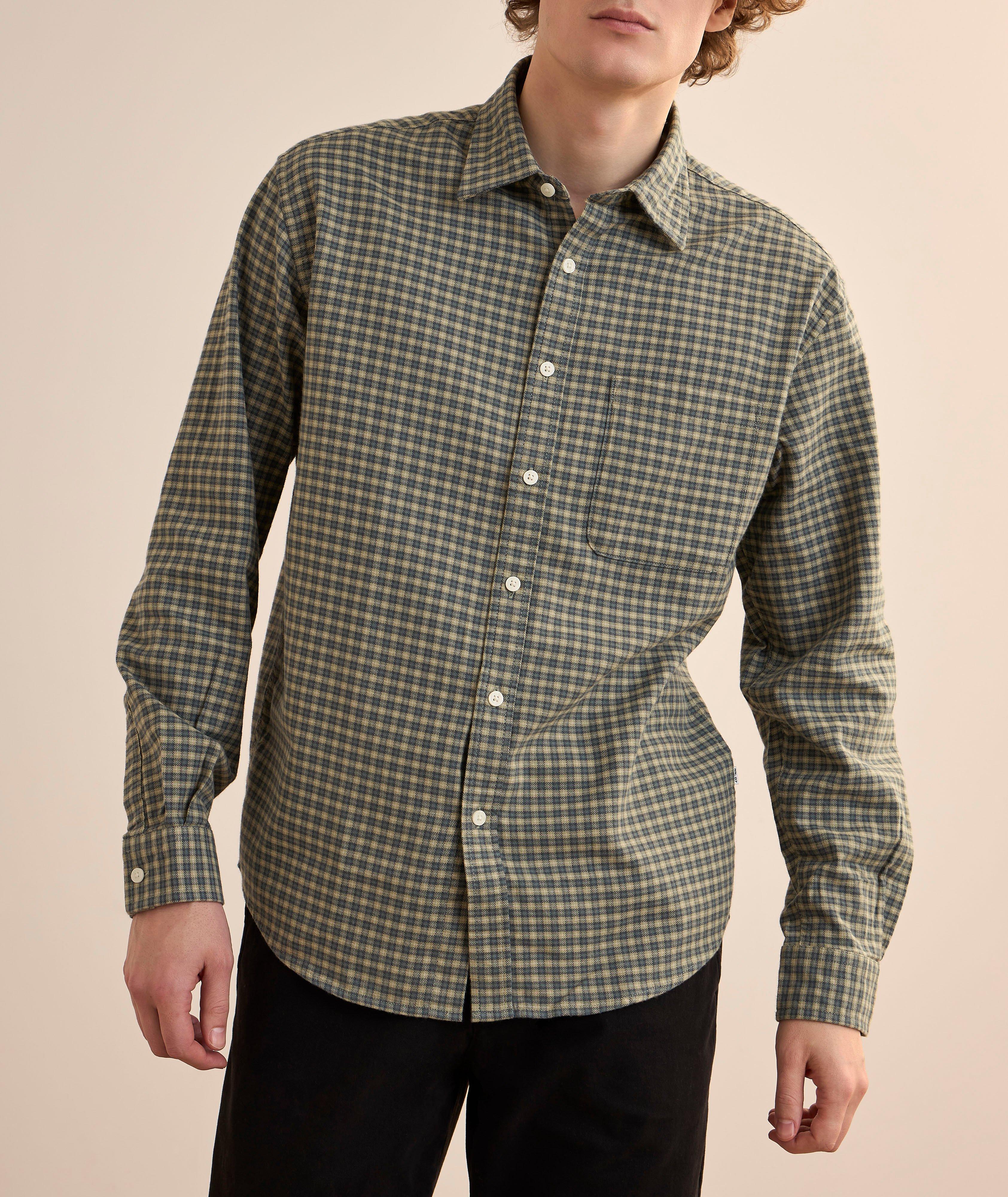 Deon Check Cotton Flannel Shirt image 1