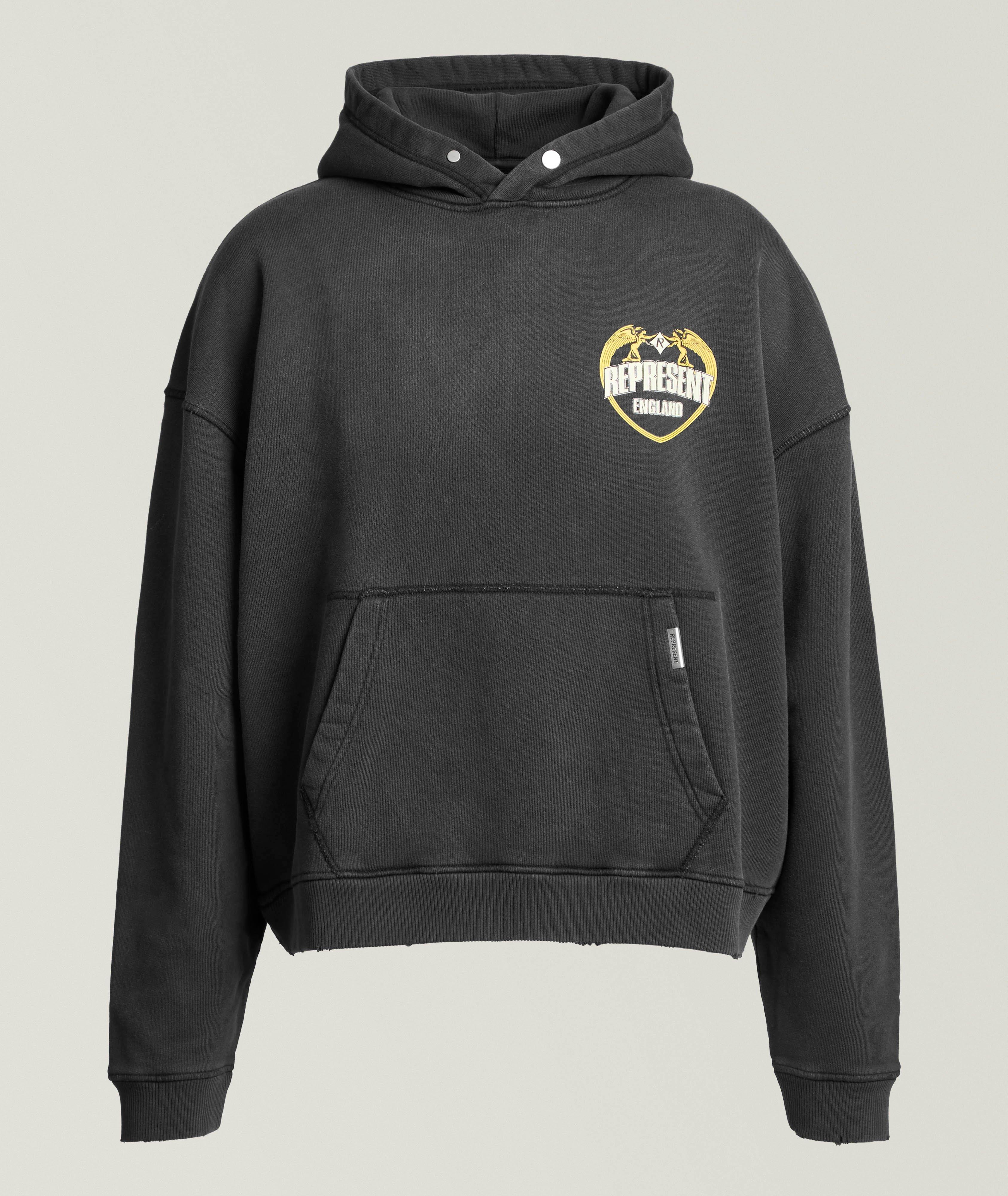 Angel Border Hooded Sweatshirt image 0
