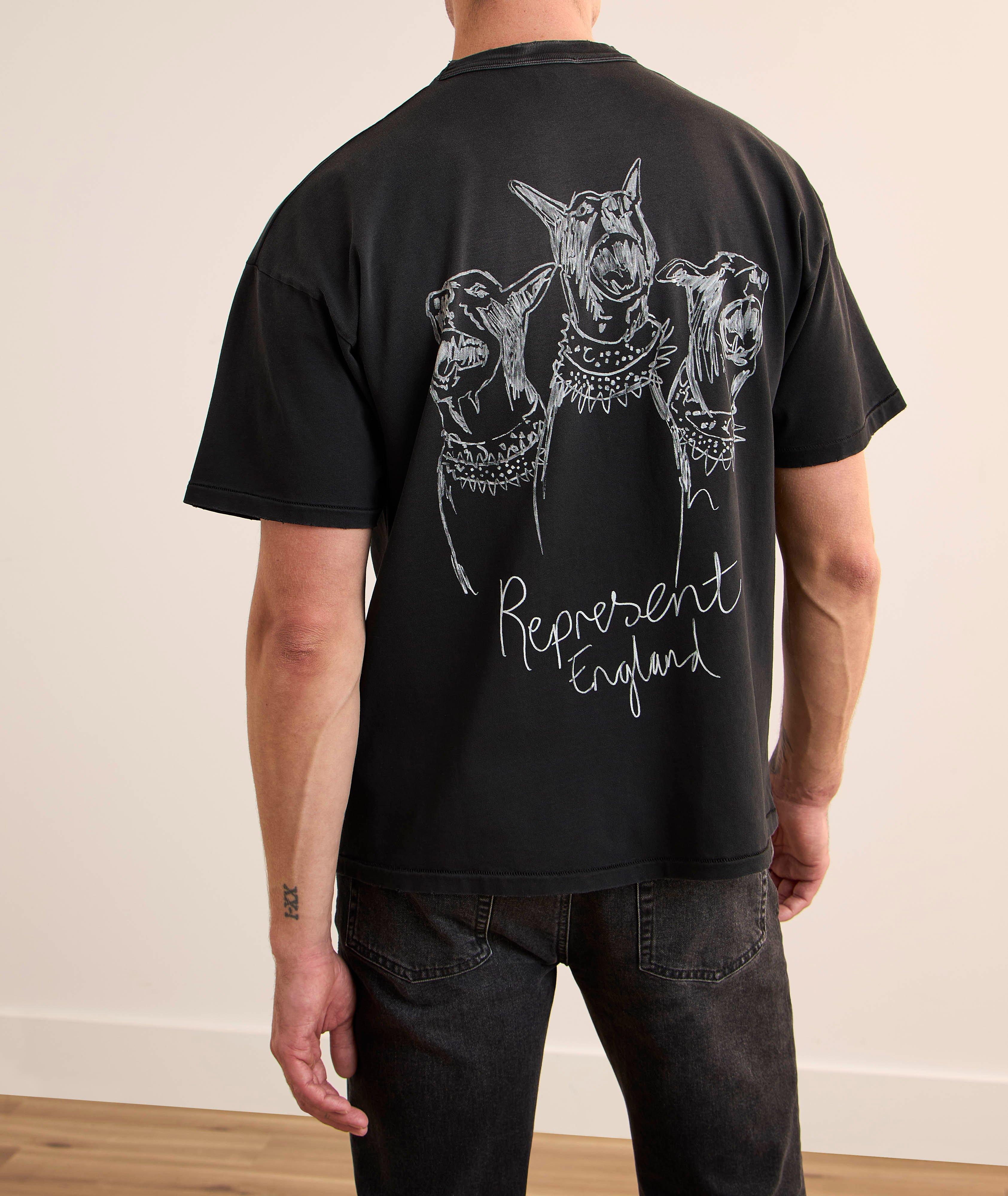 T-shirt bête de race dessiné à la main image 3