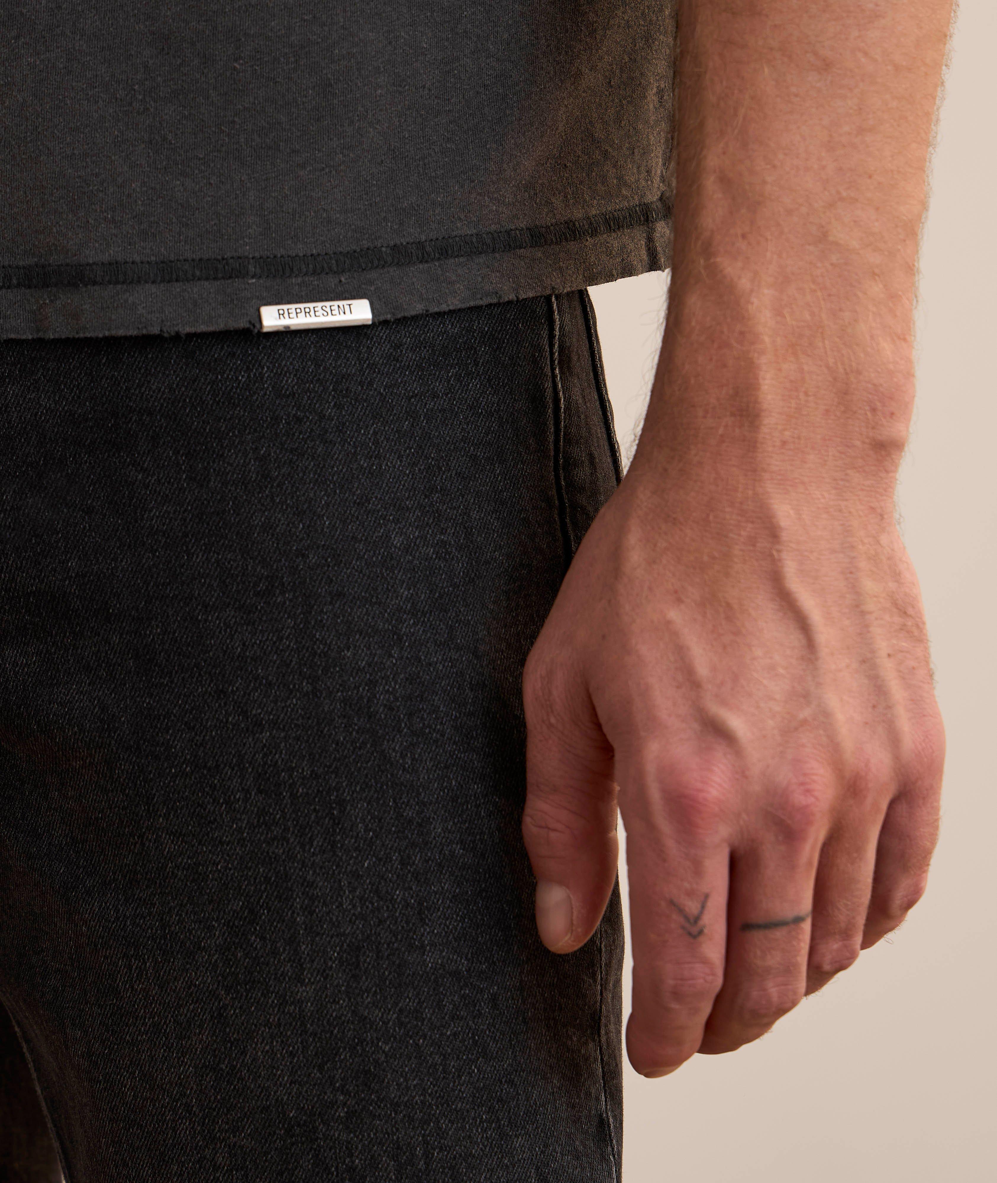 T-shirt bordure d
ange en coton image 4