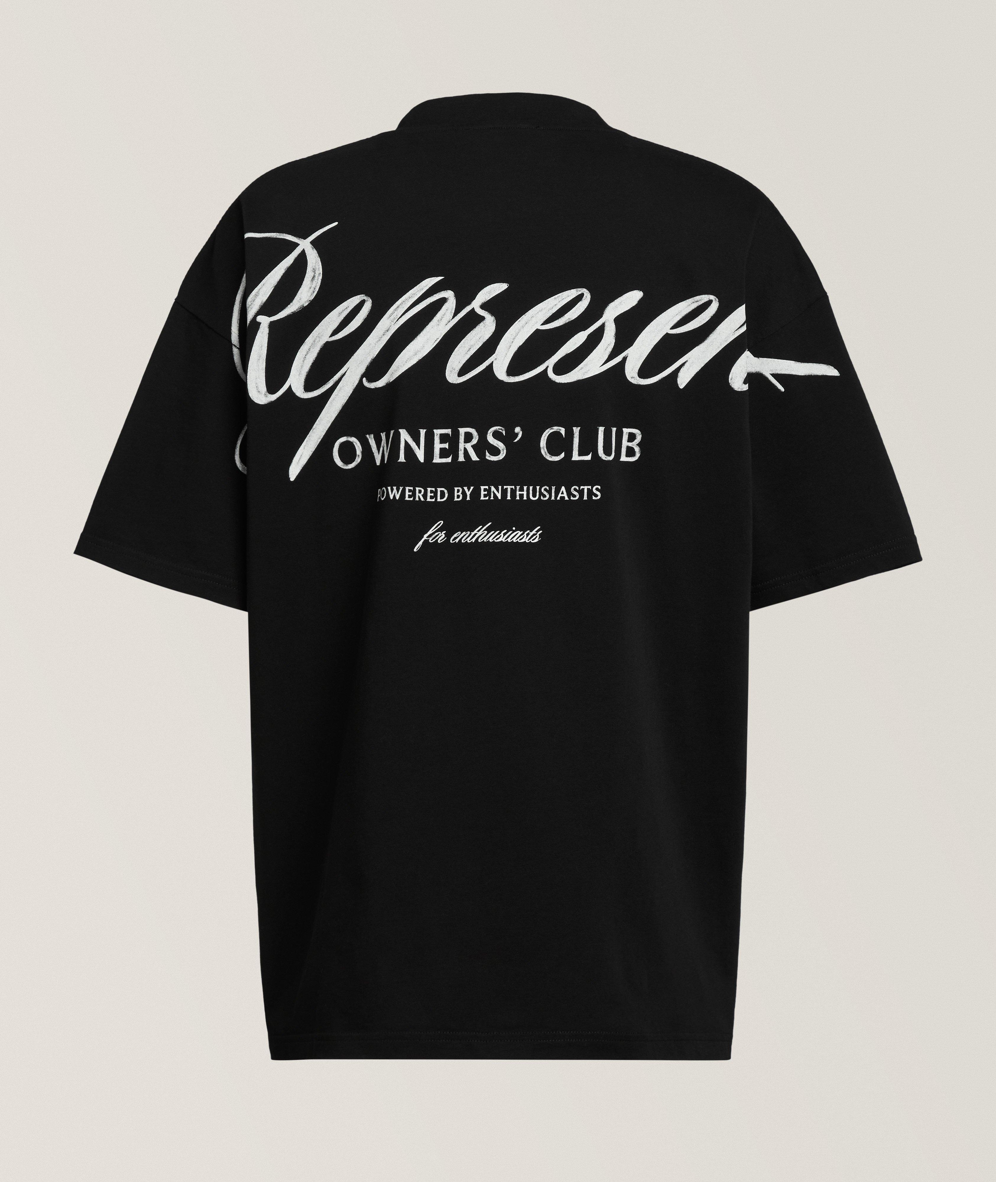 REP SS BLK OC SCRPT CN TEE image 2