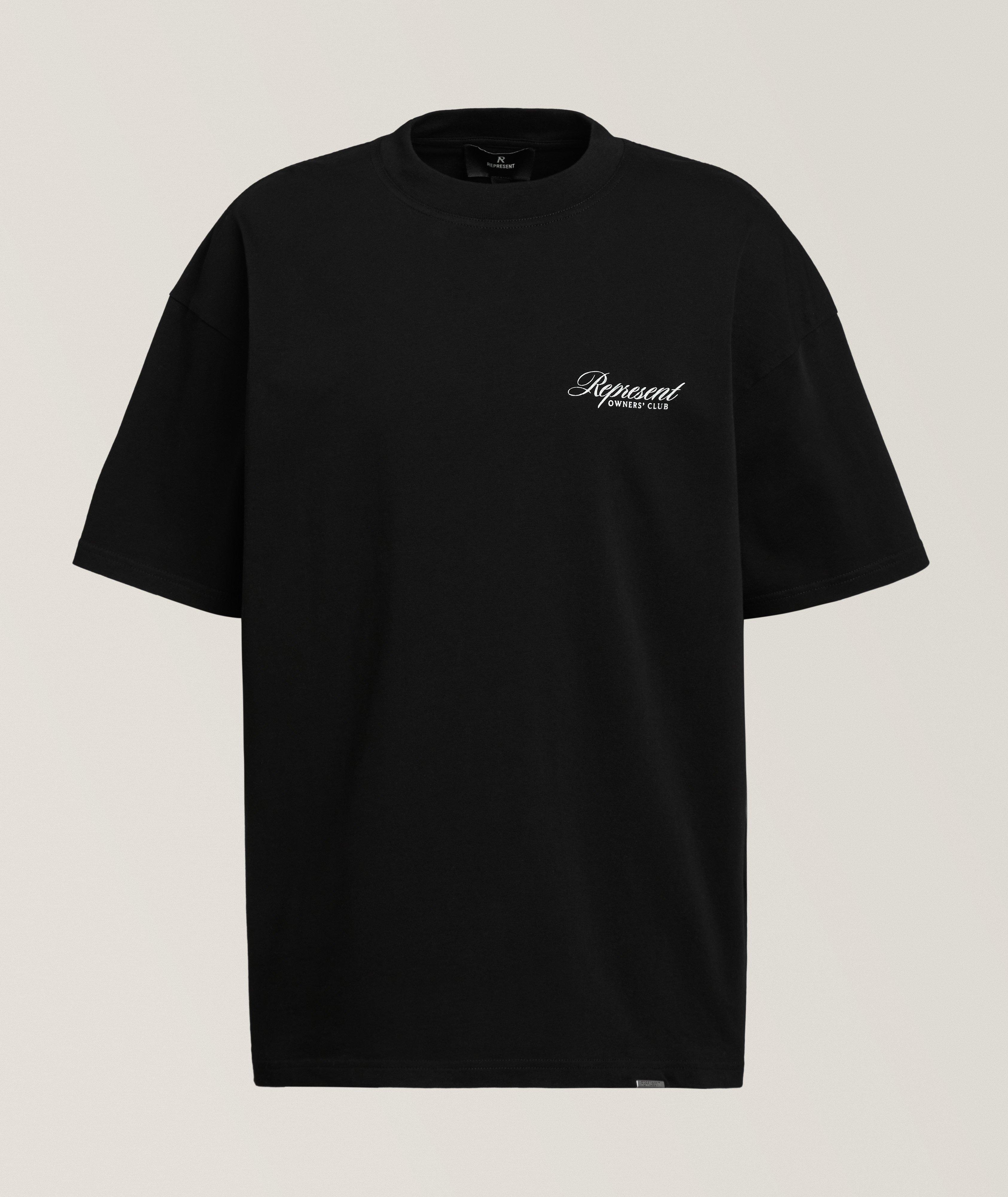 REP SS BLK OC SCRPT CN TEE image 0