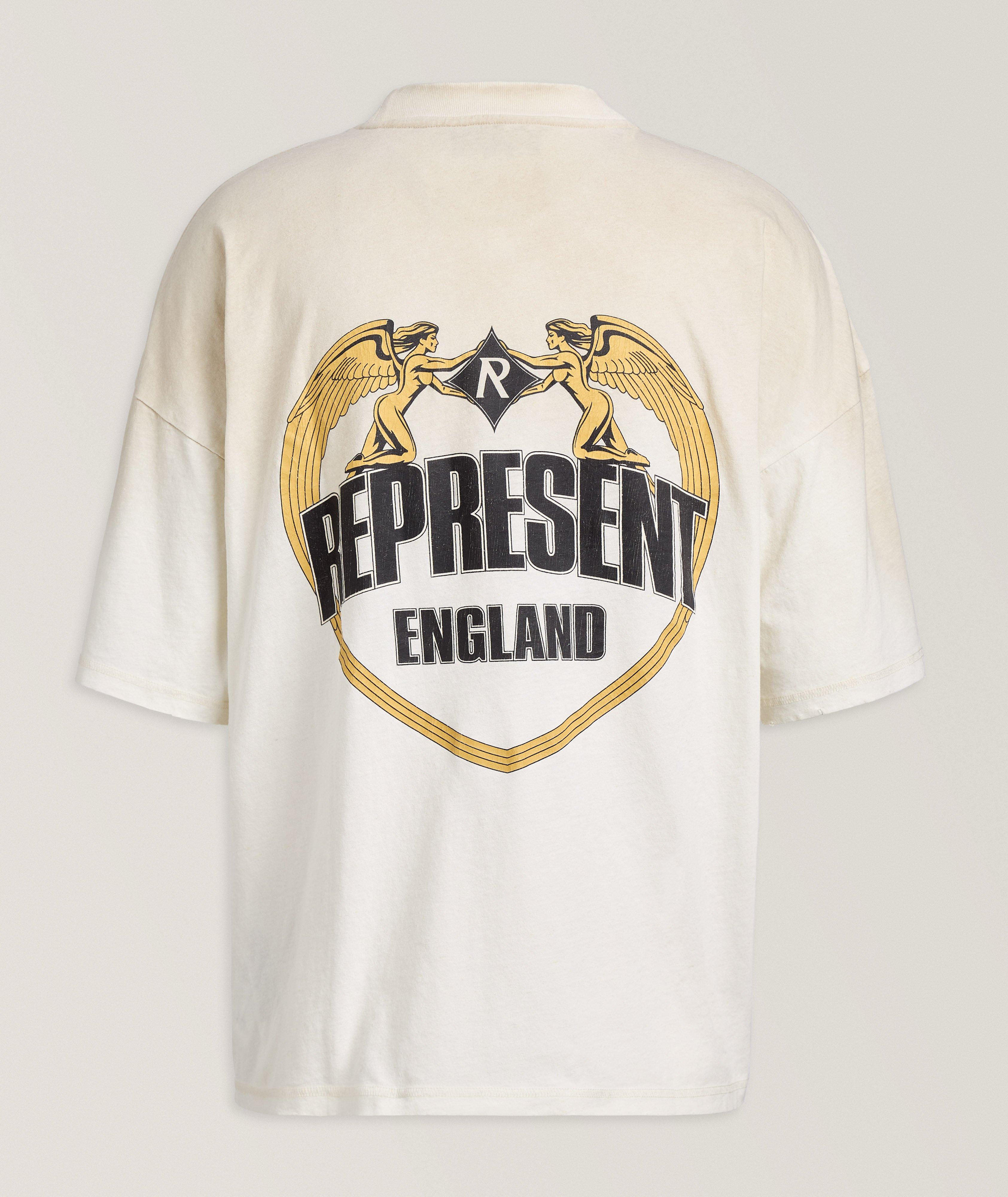 Angel Border Cotton T-Shirt image 1