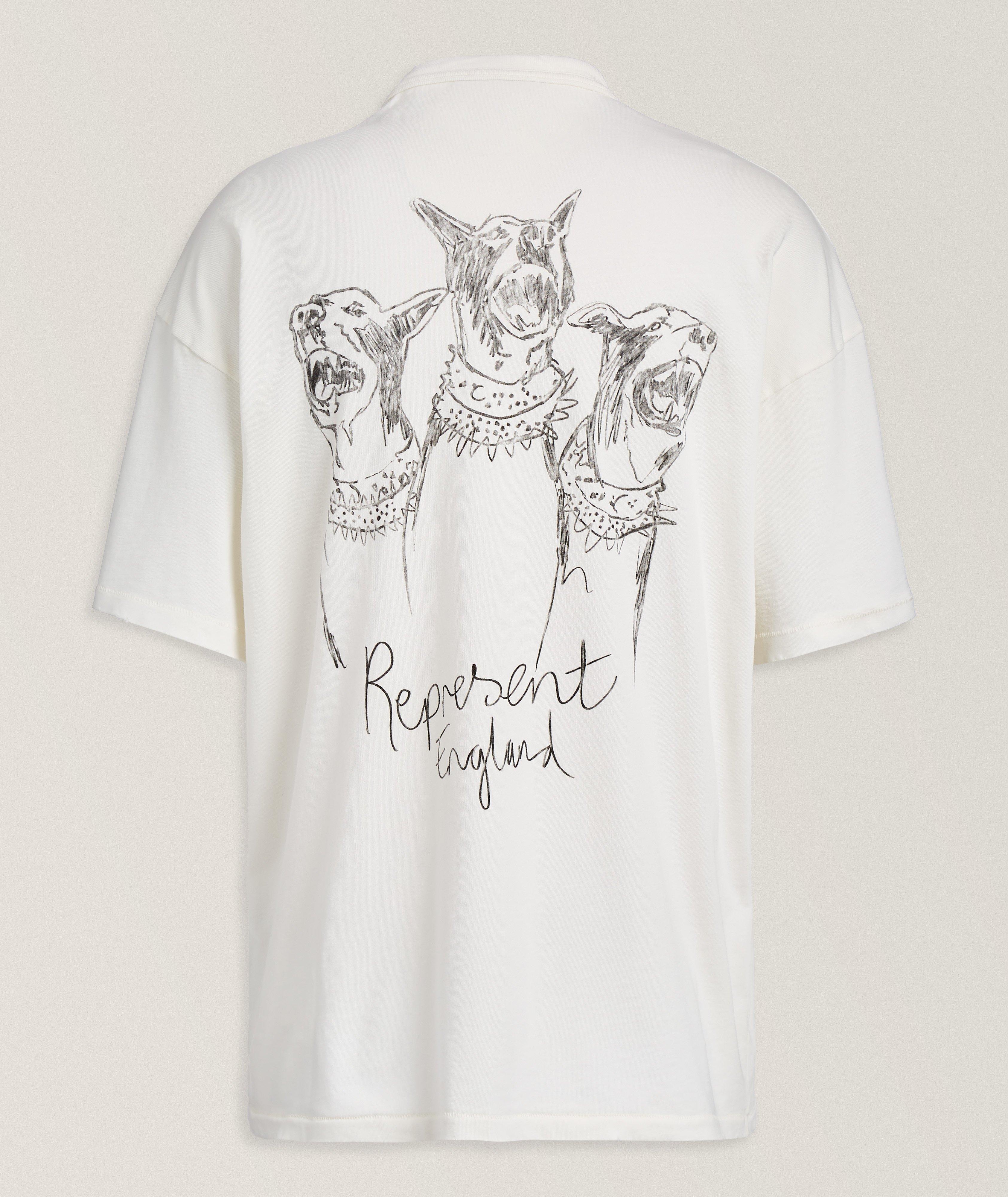 T-shirt Thoroughbred dessiné à la main image 1