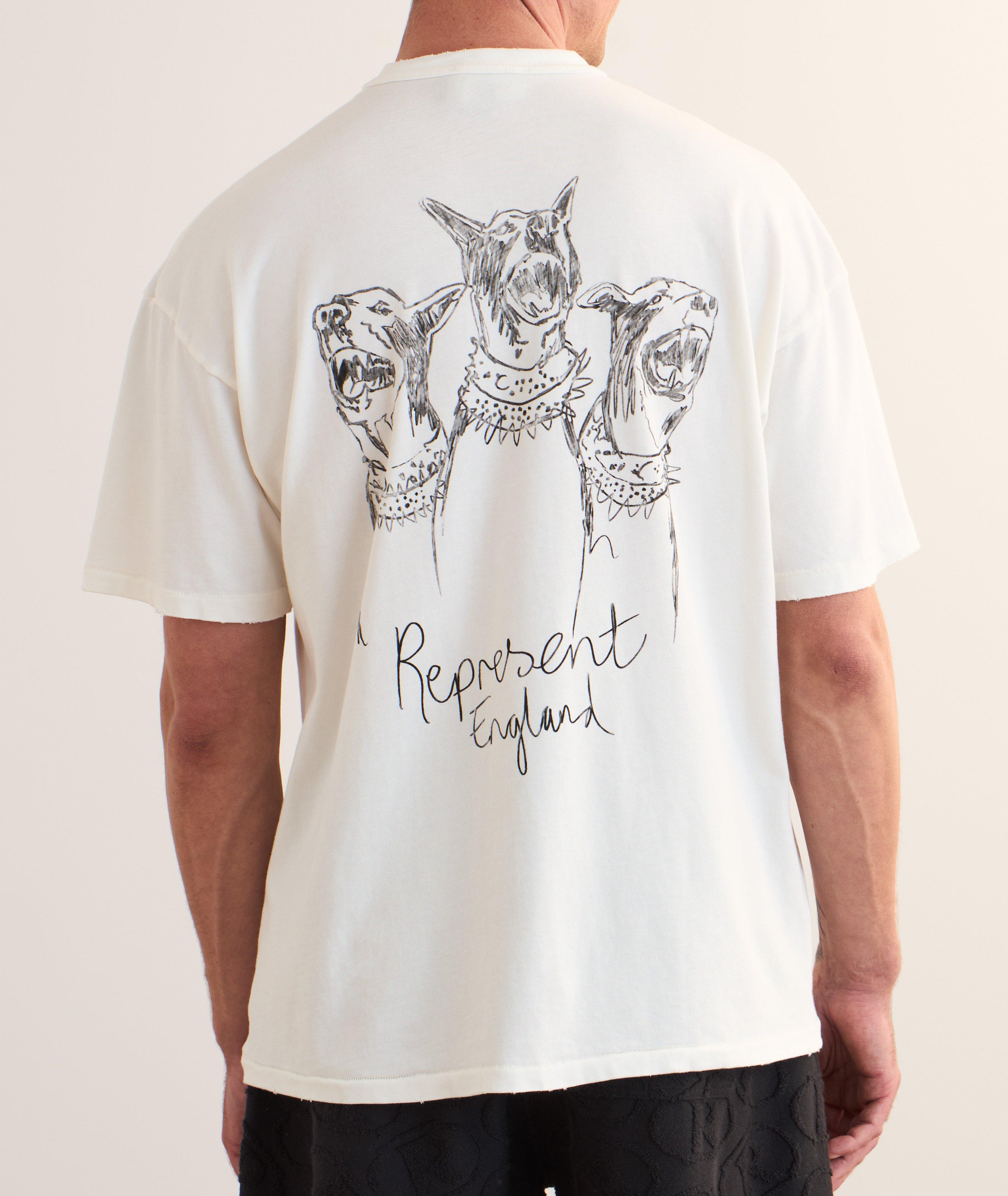 T-shirt Thoroughbred dessiné à la main image 3