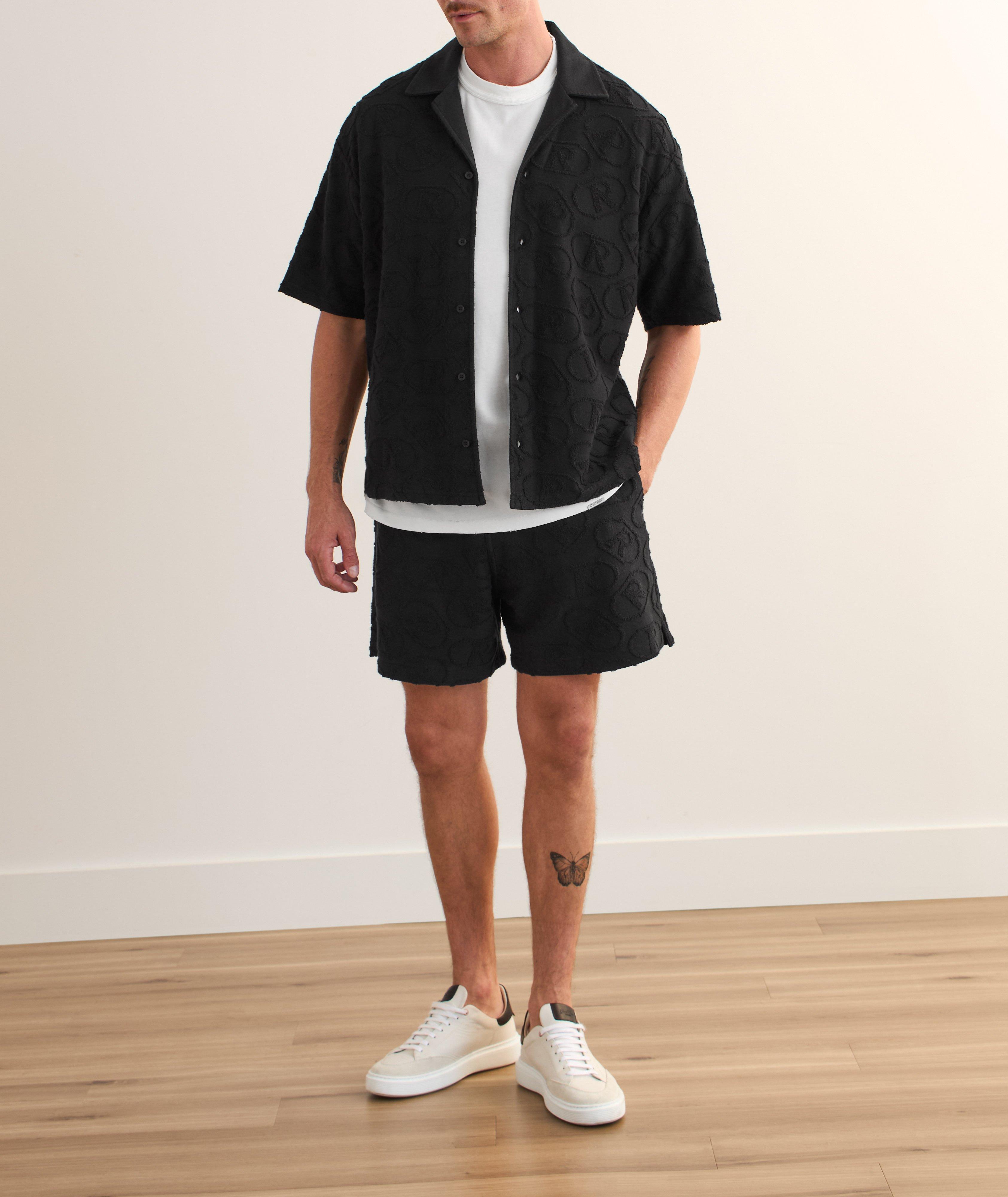 Short en coton jacquard éponge image 4