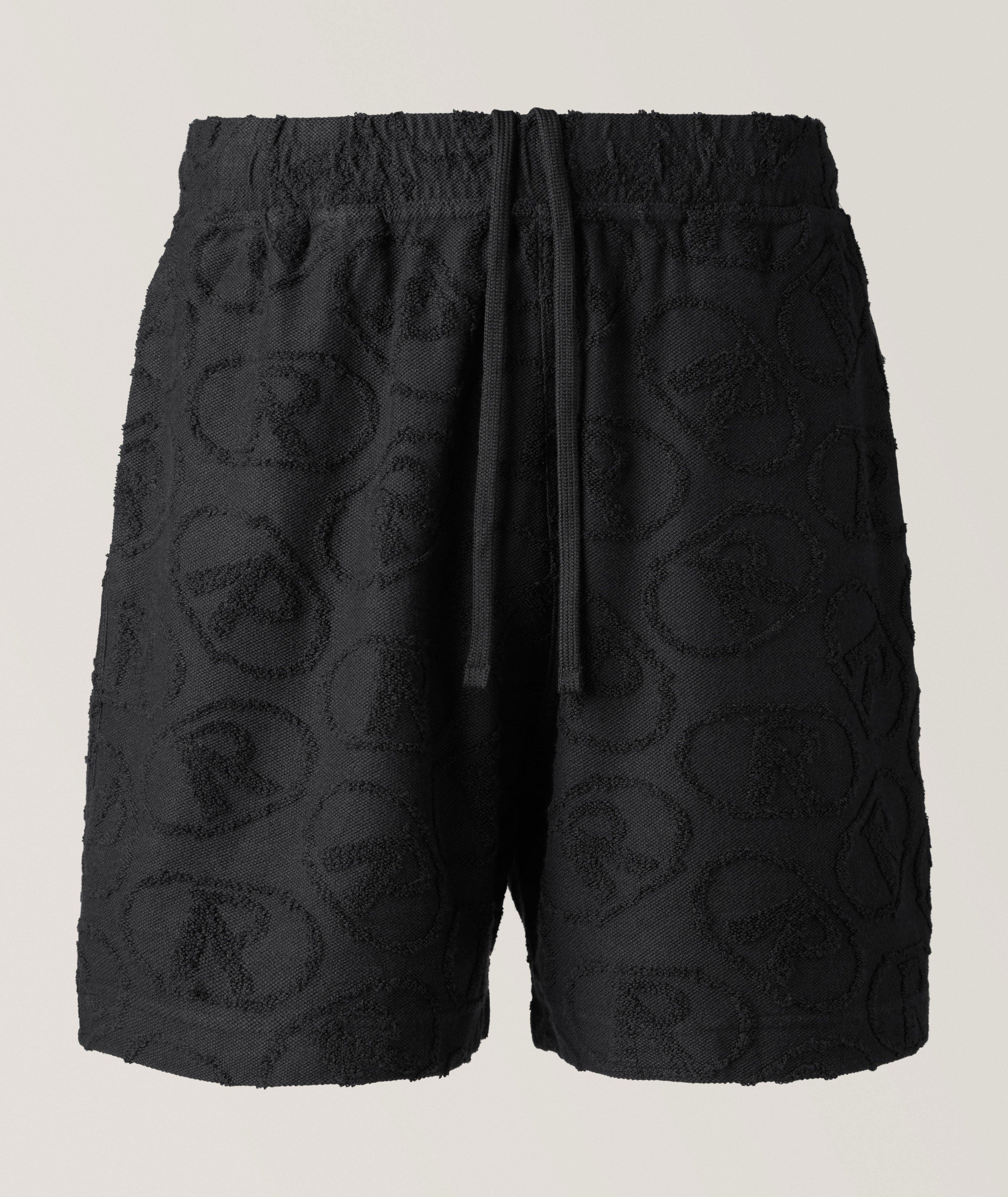Short en coton jacquard éponge image 0