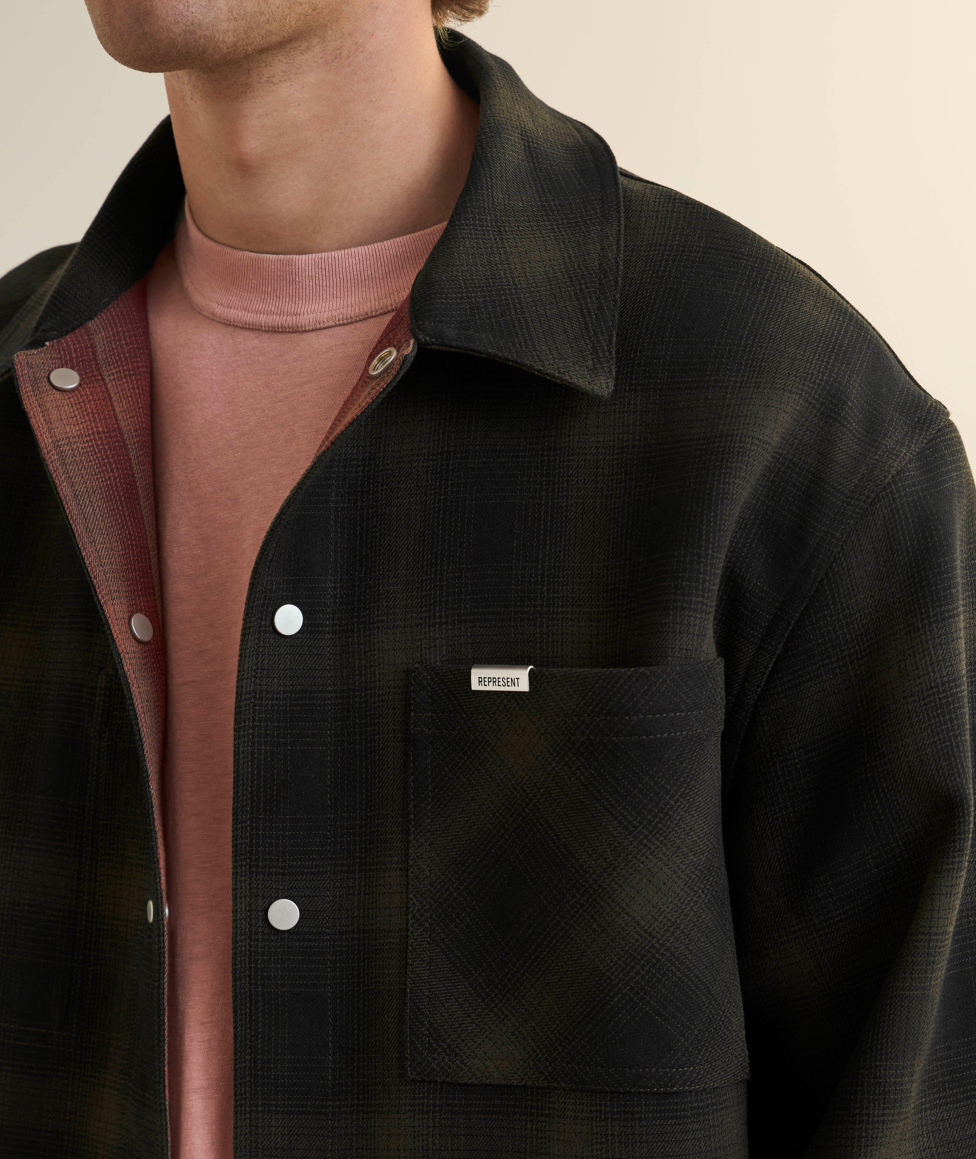Reversible Bonded Check Overshirt image 4