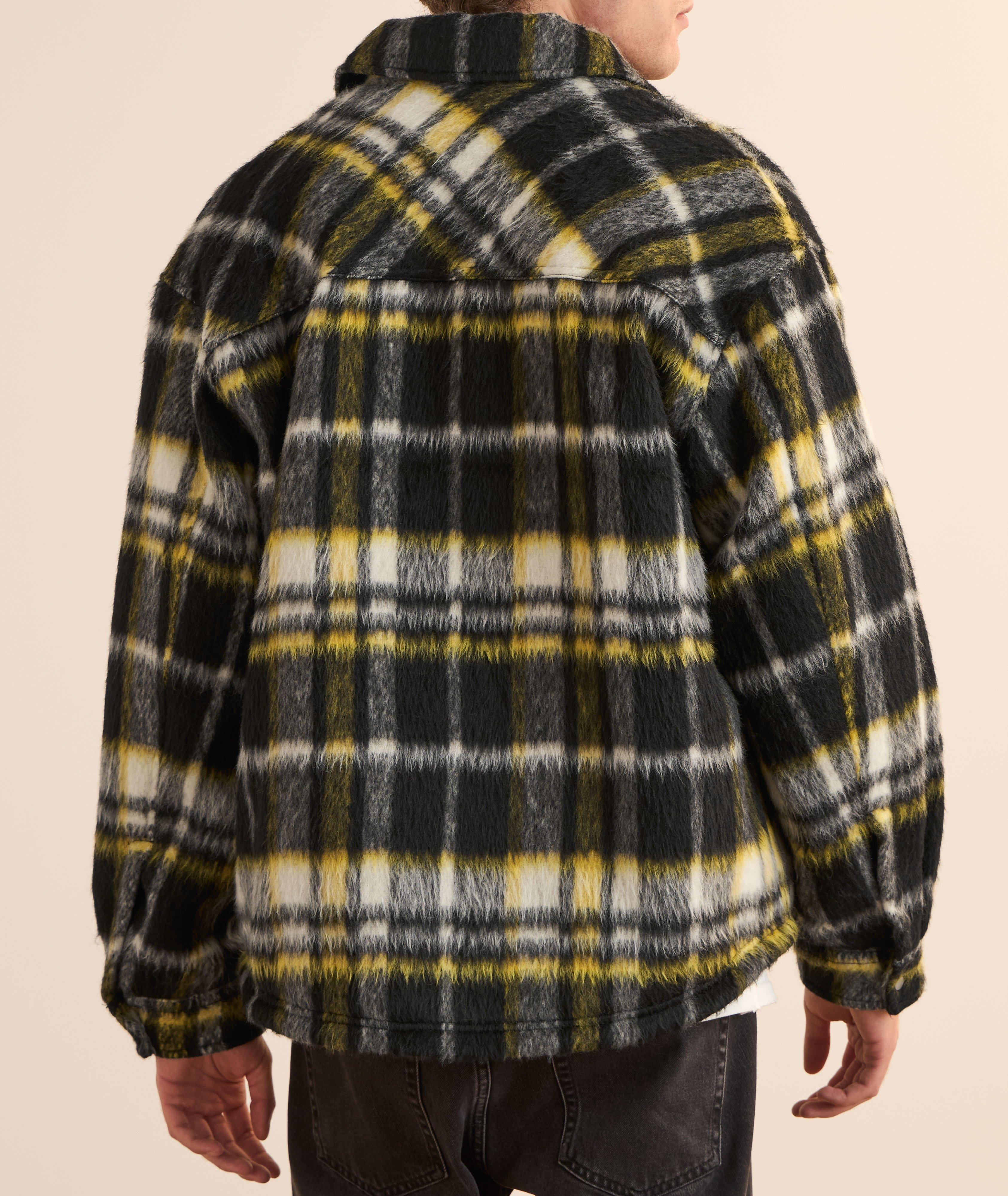 Surchemise texturée à carreaux image 2