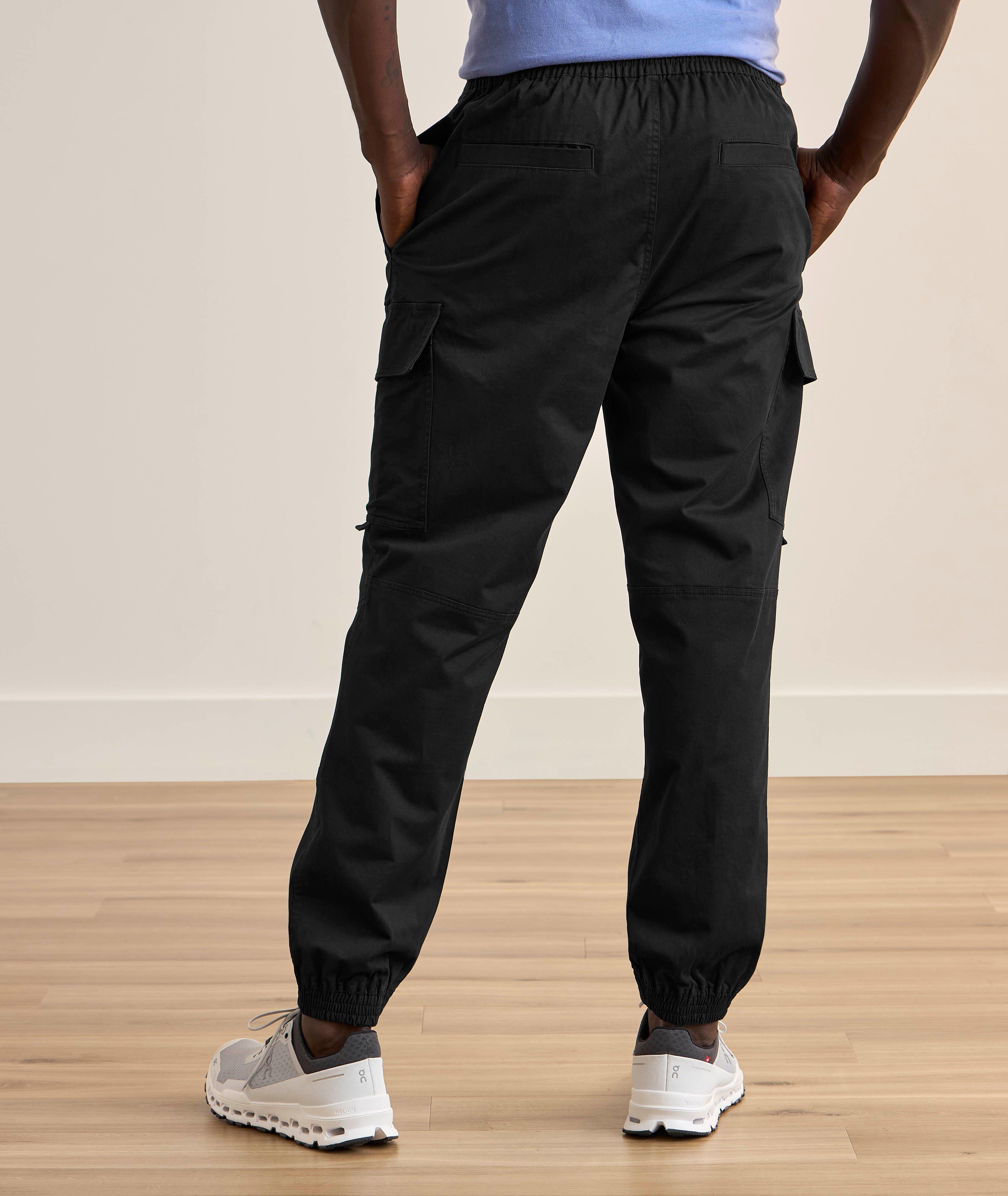 Pantalon cargo en coton extensible image 2