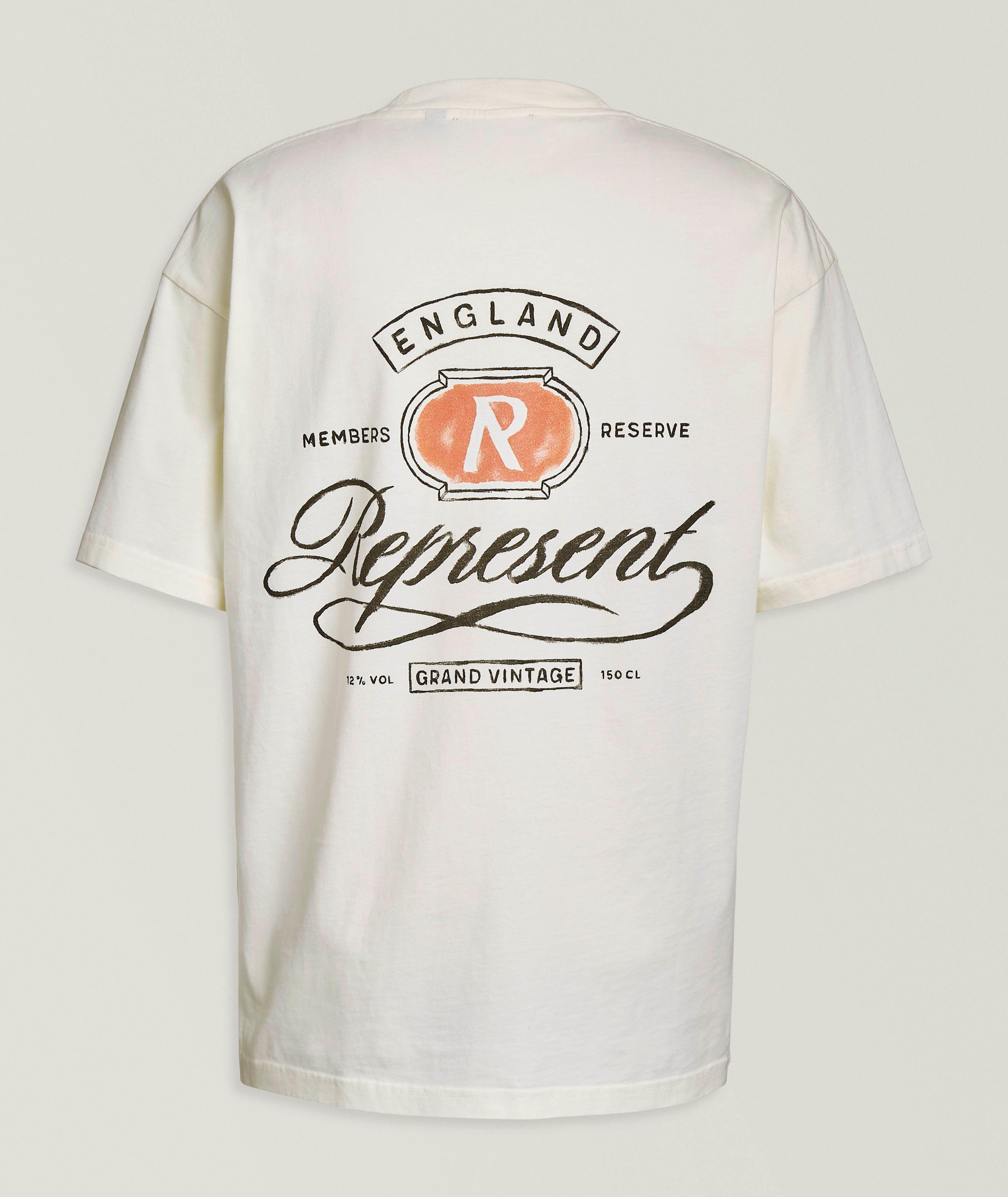T-shirt en coton avec logos image 1