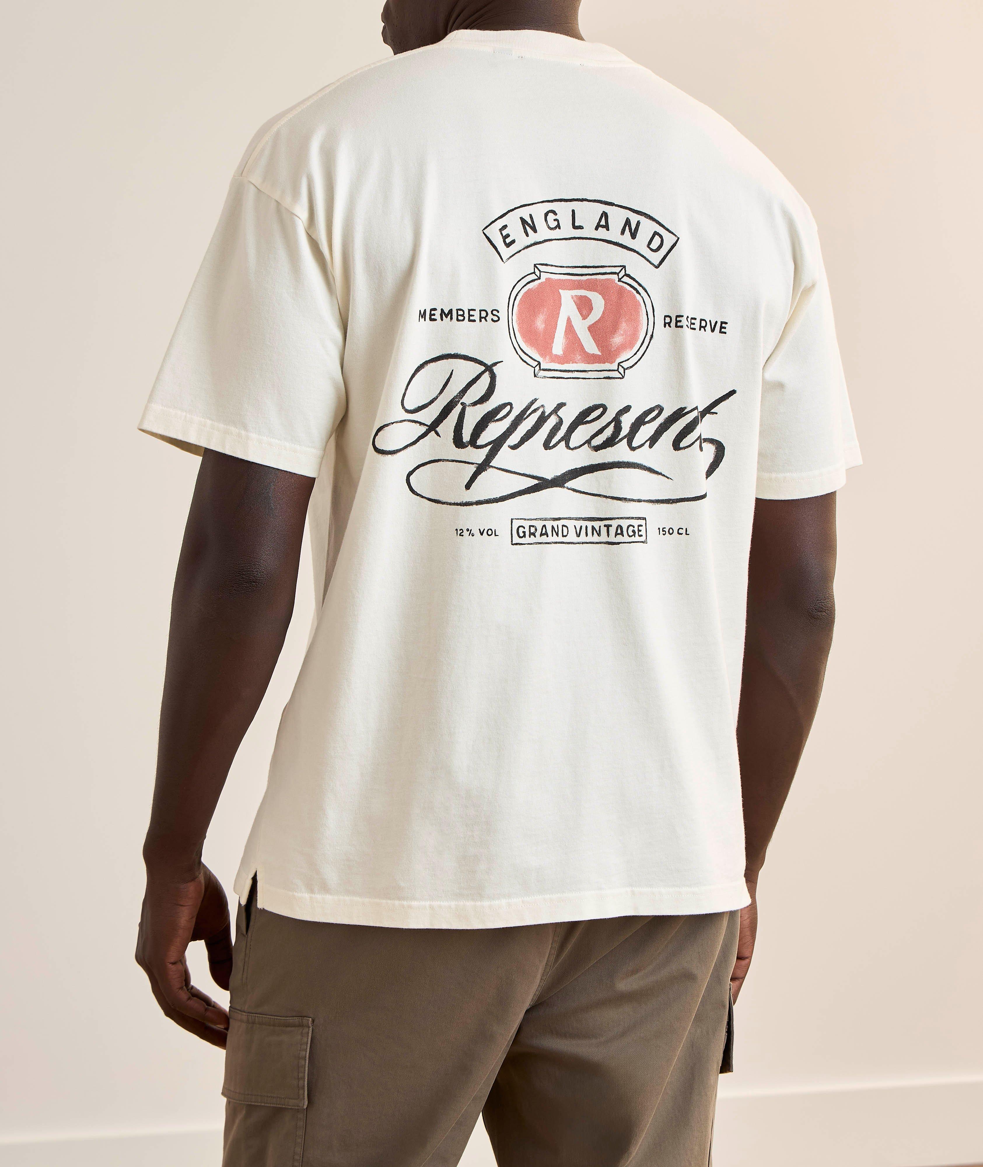 T-shirt en coton avec logos image 3