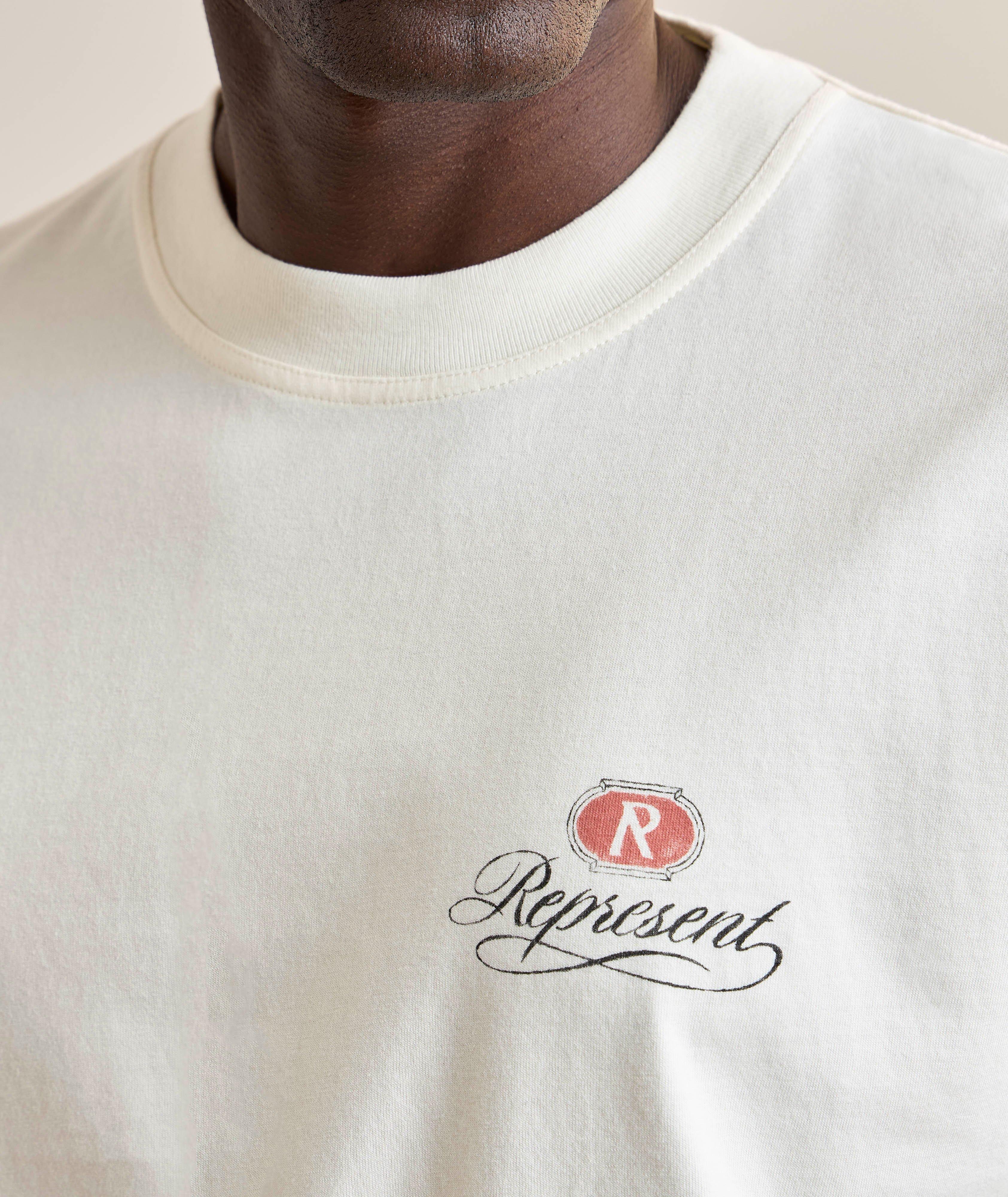 T-shirt en coton avec logos image 5