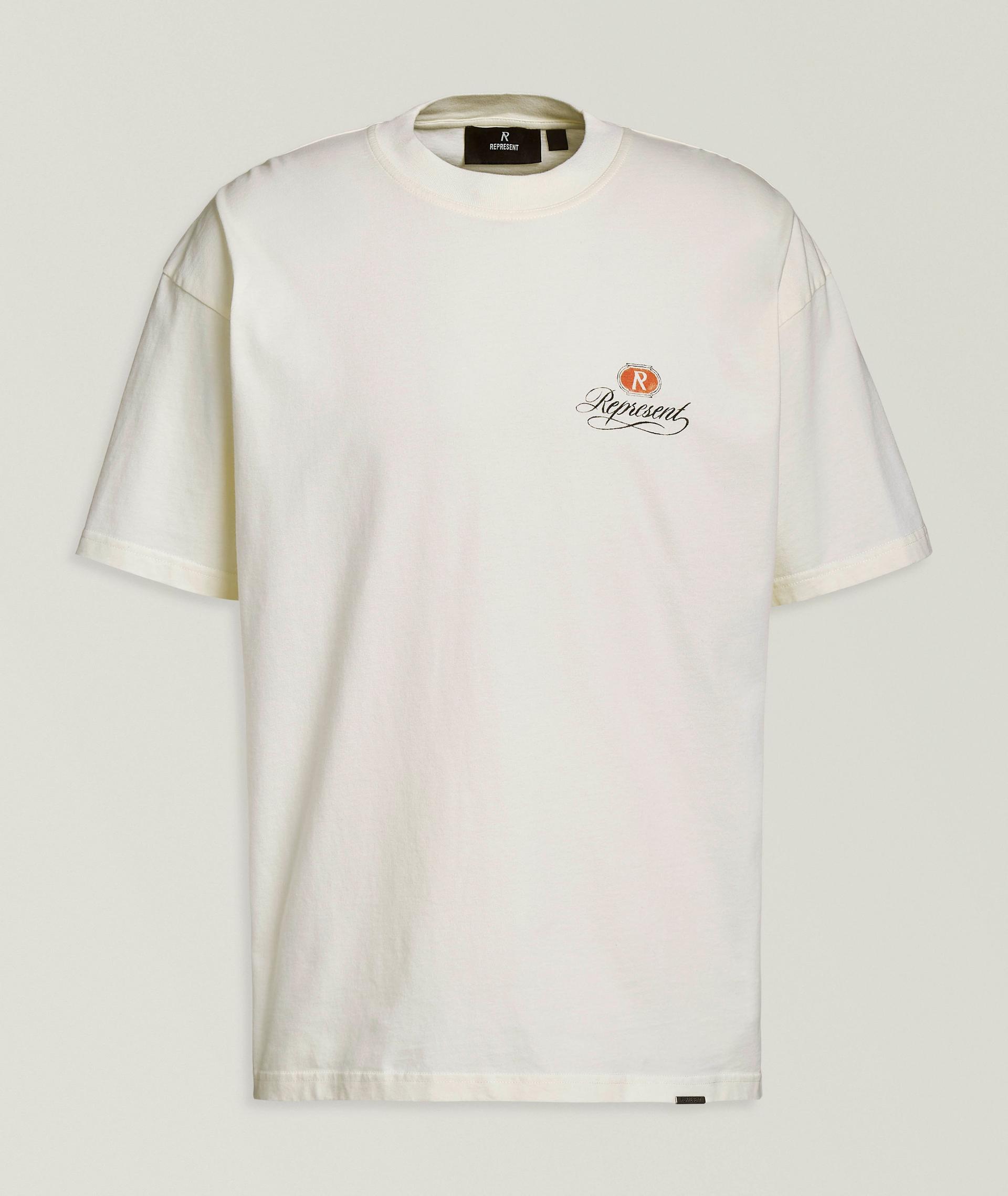 T-shirt en coton avec logos image 0