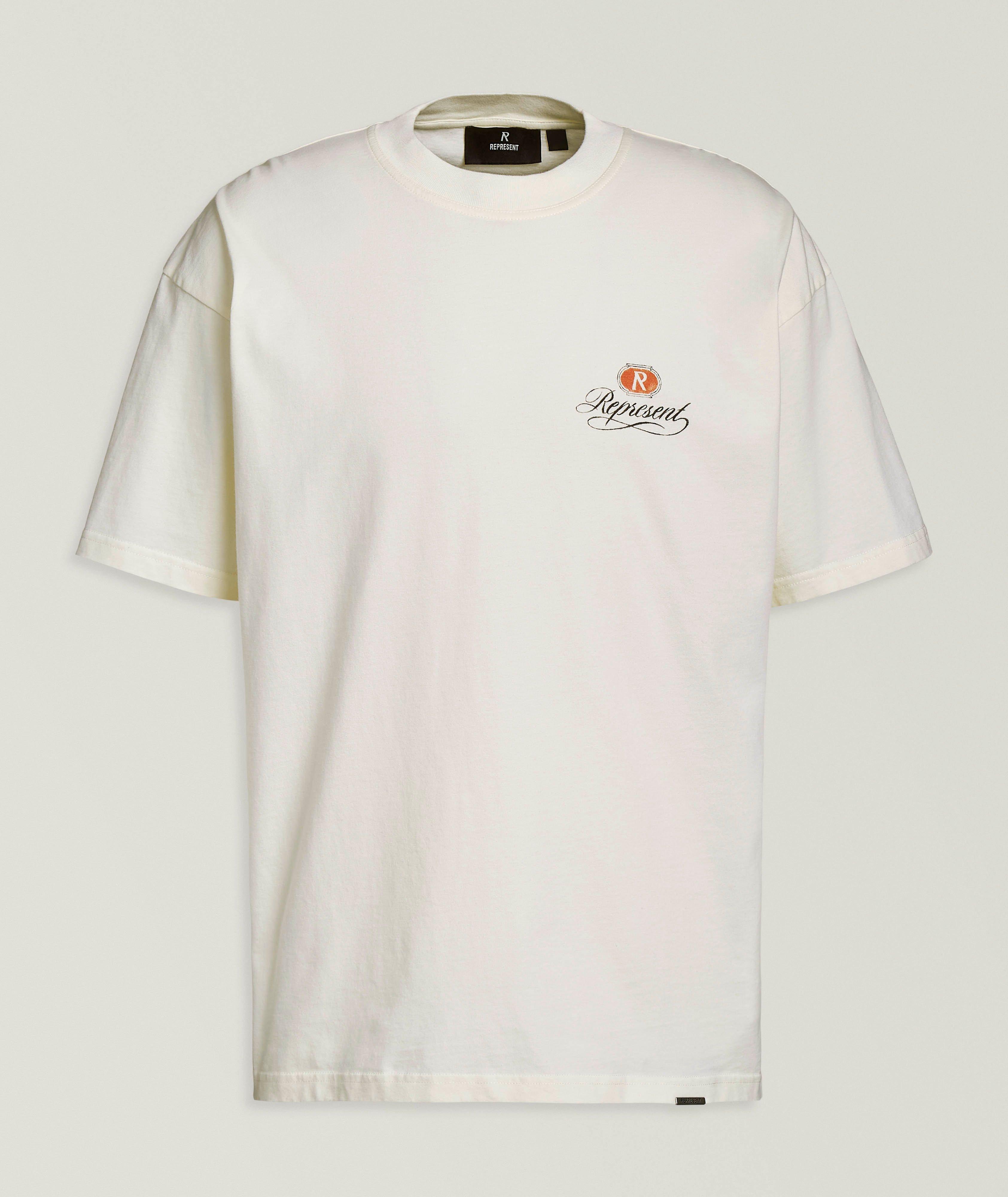 T-shirt en coton avec logos image 0