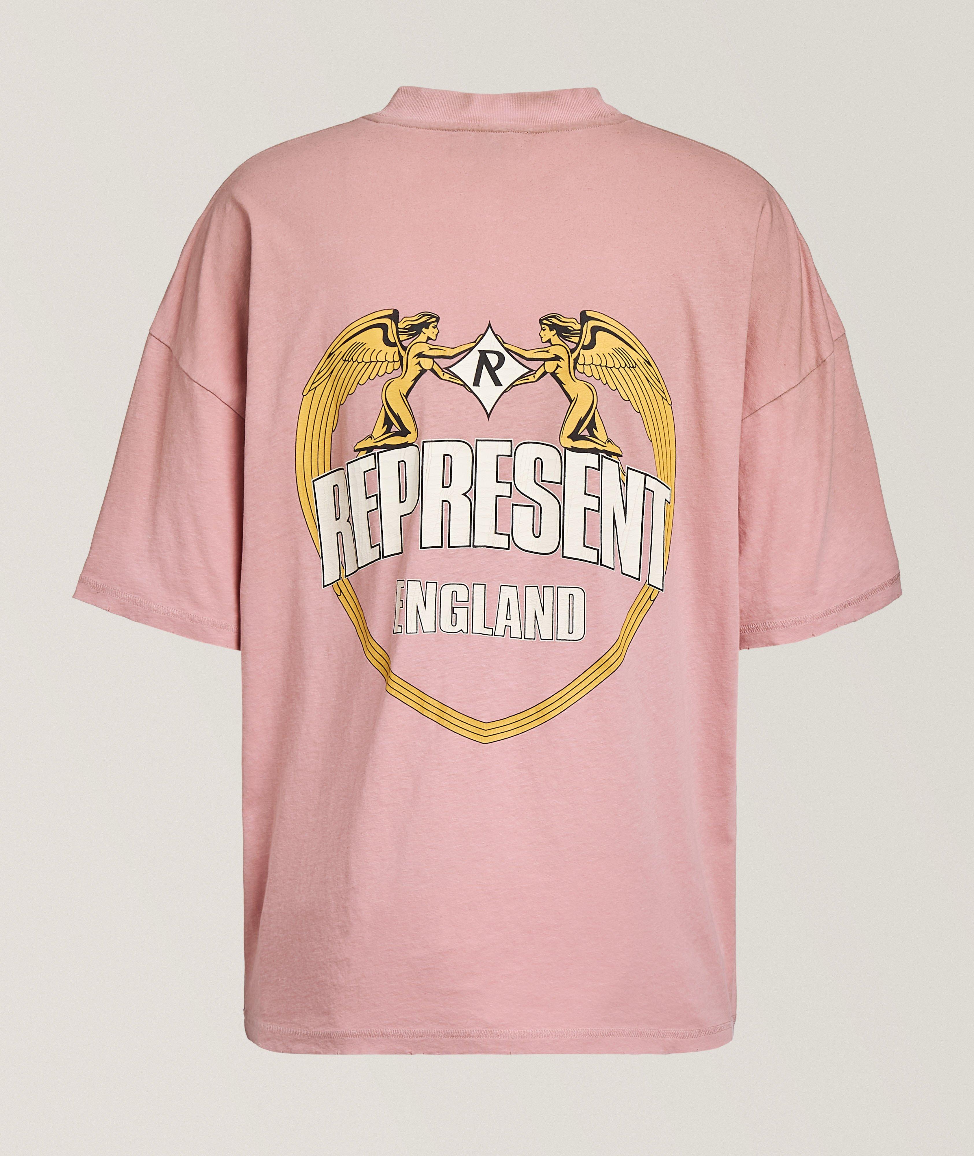 Angel Border Cotton T-Shirt image 1