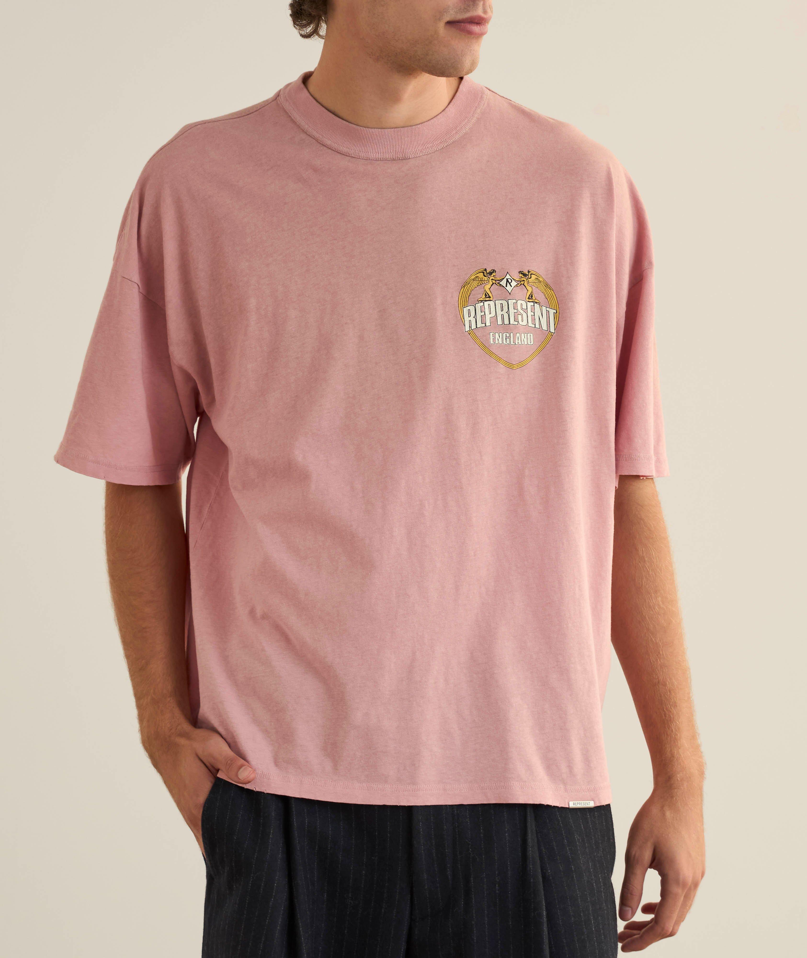 Angel Border Cotton T-Shirt image 2