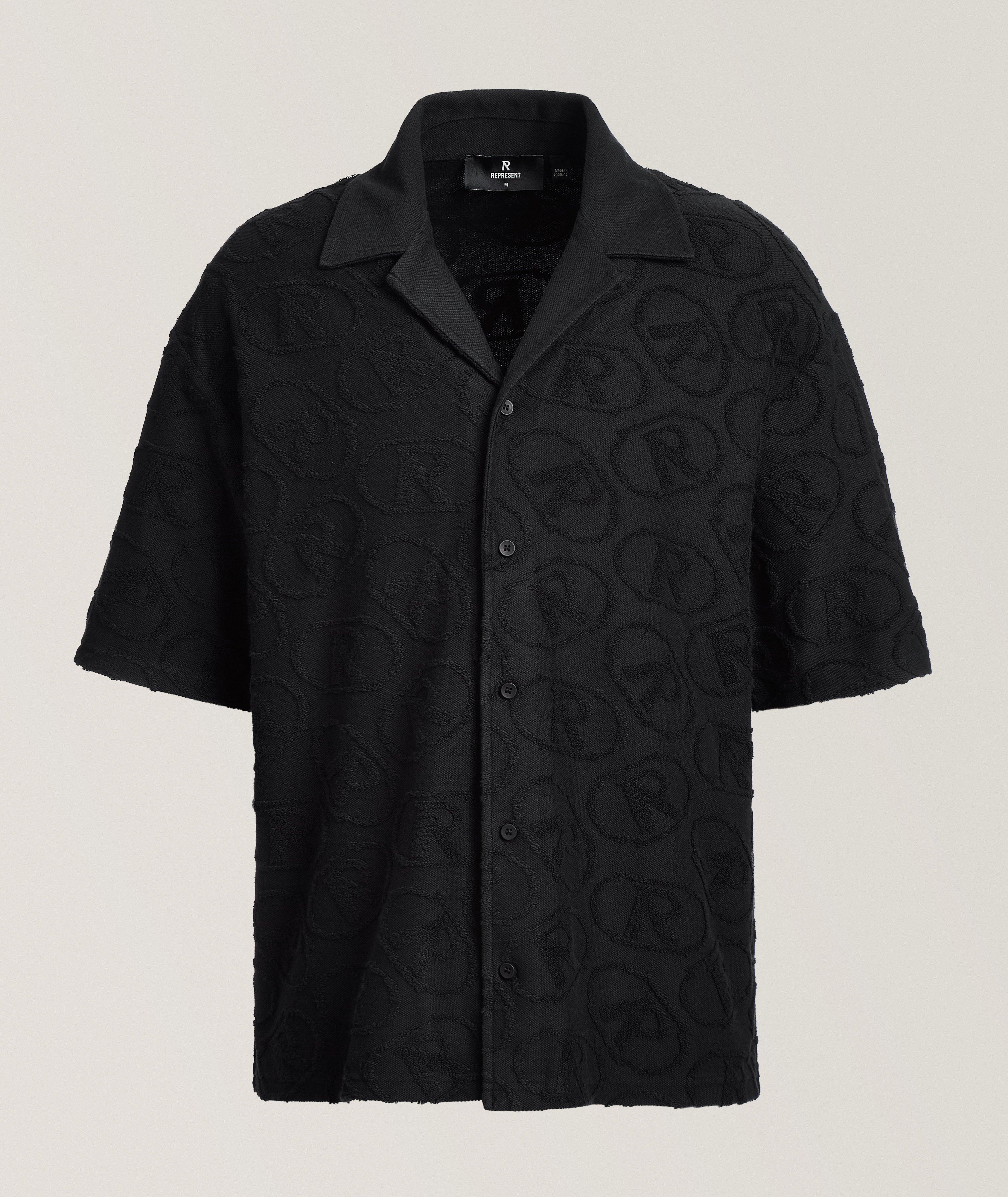 Jacquard Towel Camp Shirt  image 0