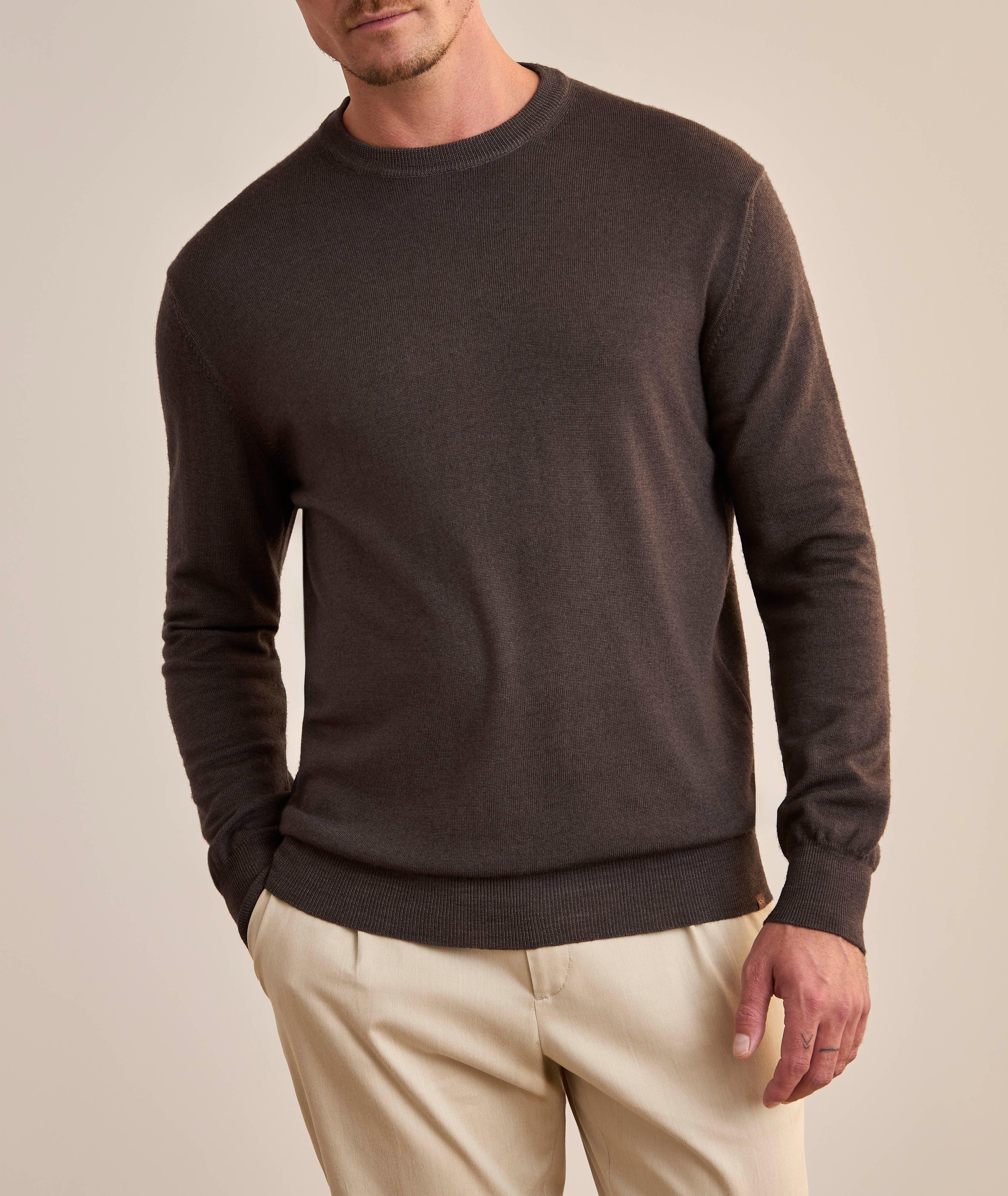 Garment Dyed Virgin Wool Sweater image 1