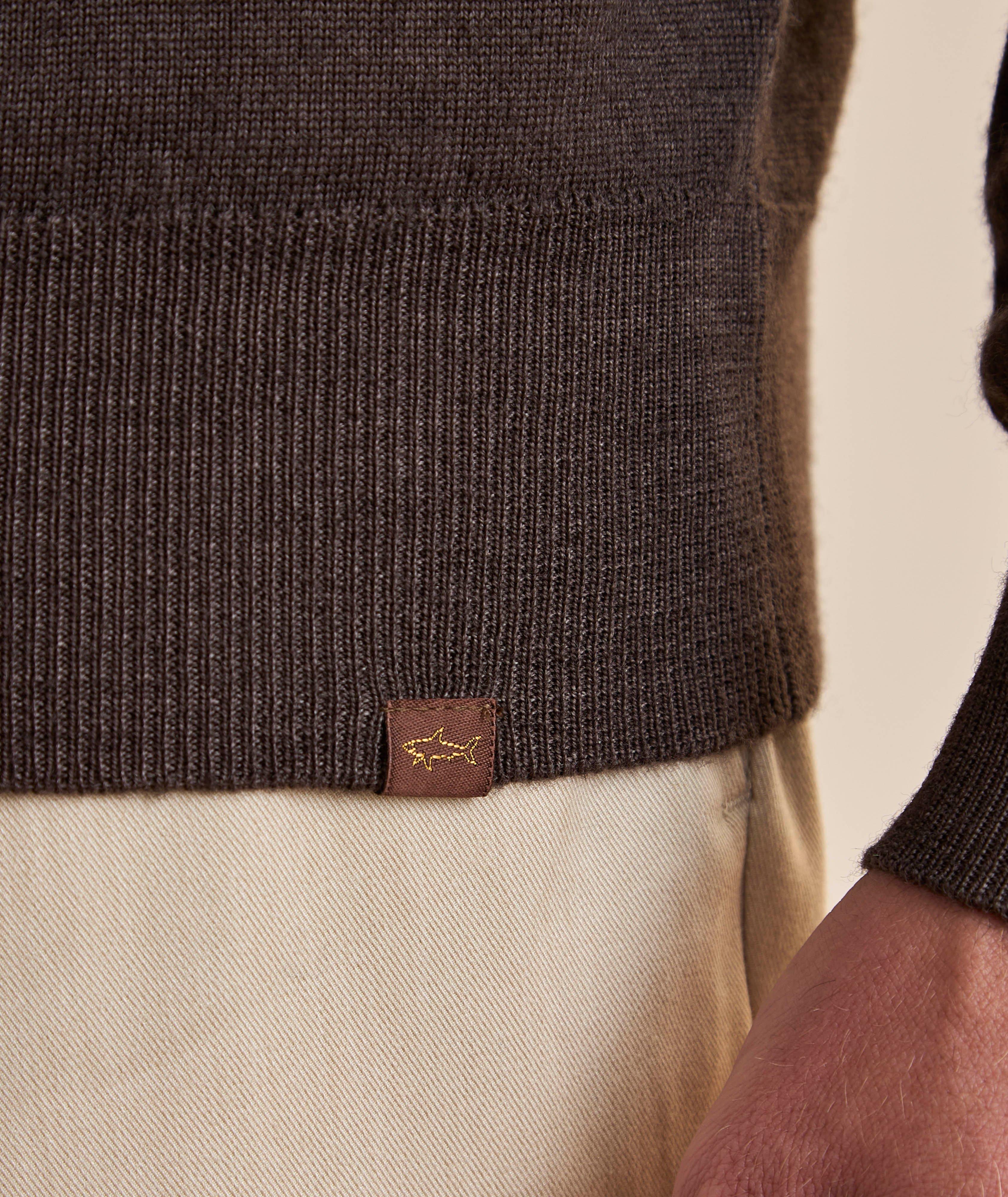 Garment Dyed Virgin Wool Sweater image 3