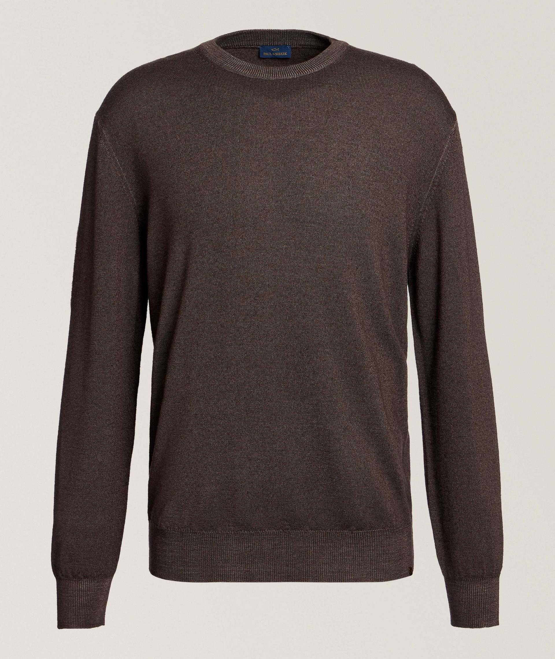 Garment Dyed Virgin Wool Sweater image 0