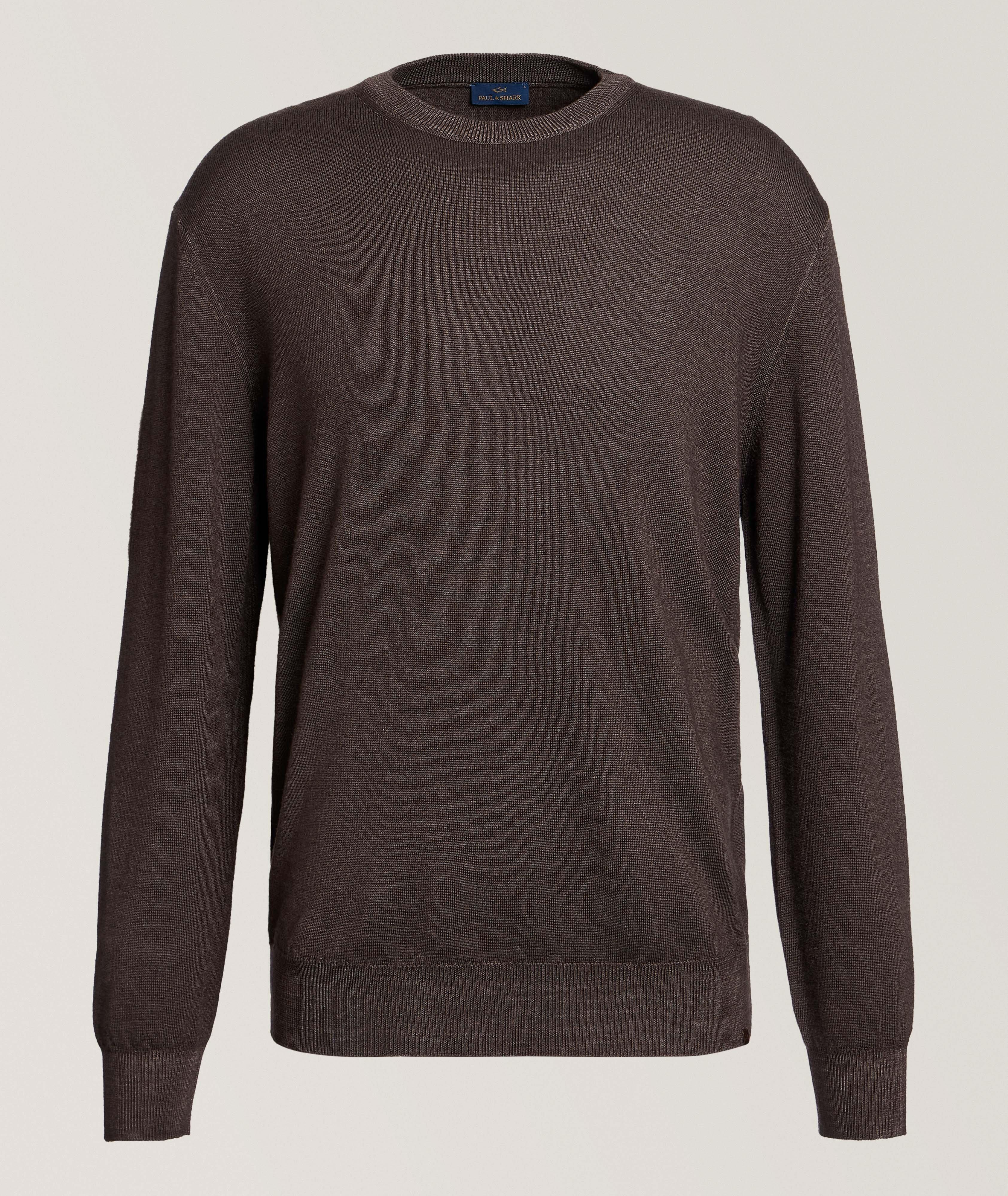 Garment Dyed Virgin Wool Sweater image 0