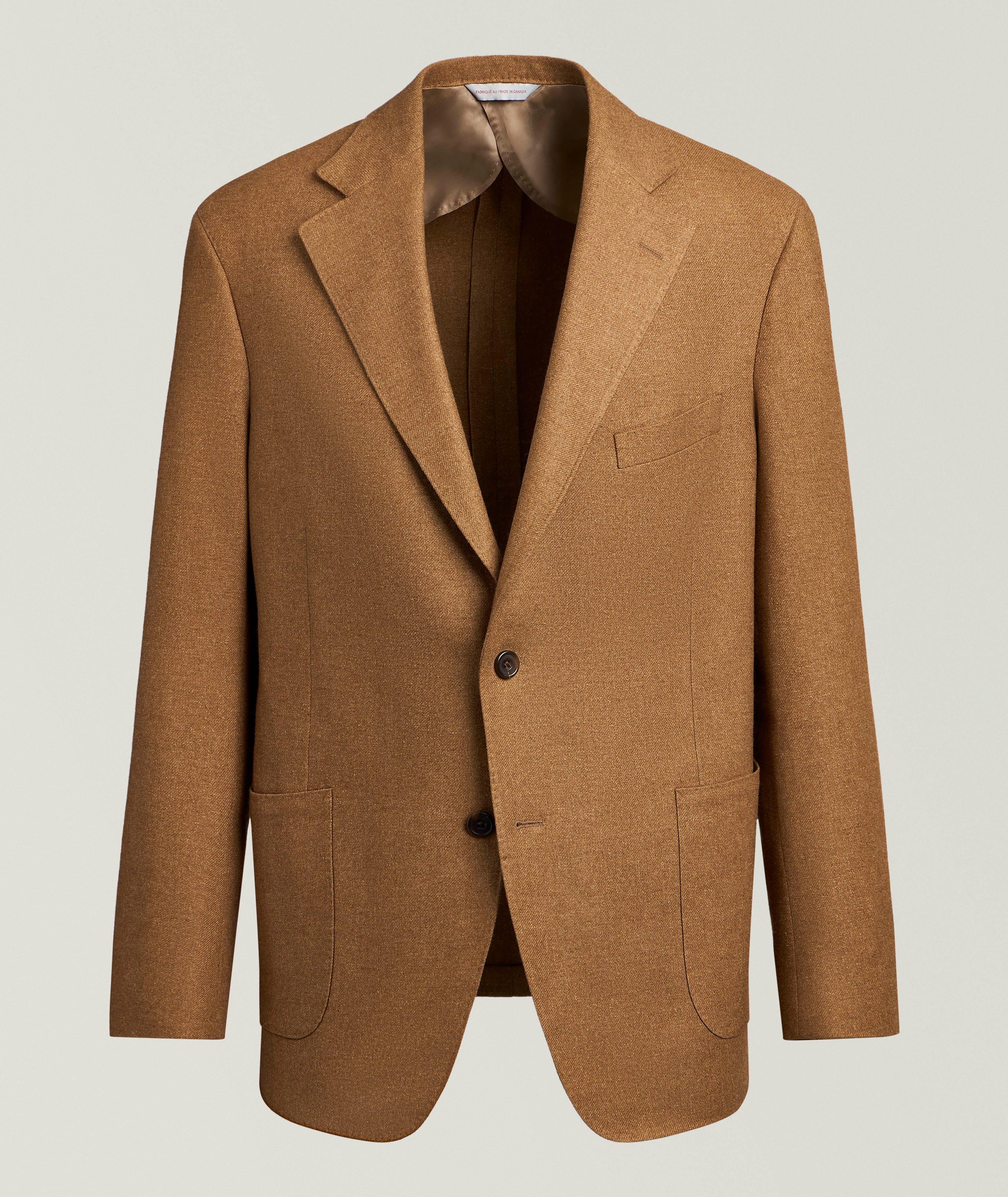 Samuelsohn Cosmo Wool-Blend Windowpane Sport Jacket | Sport