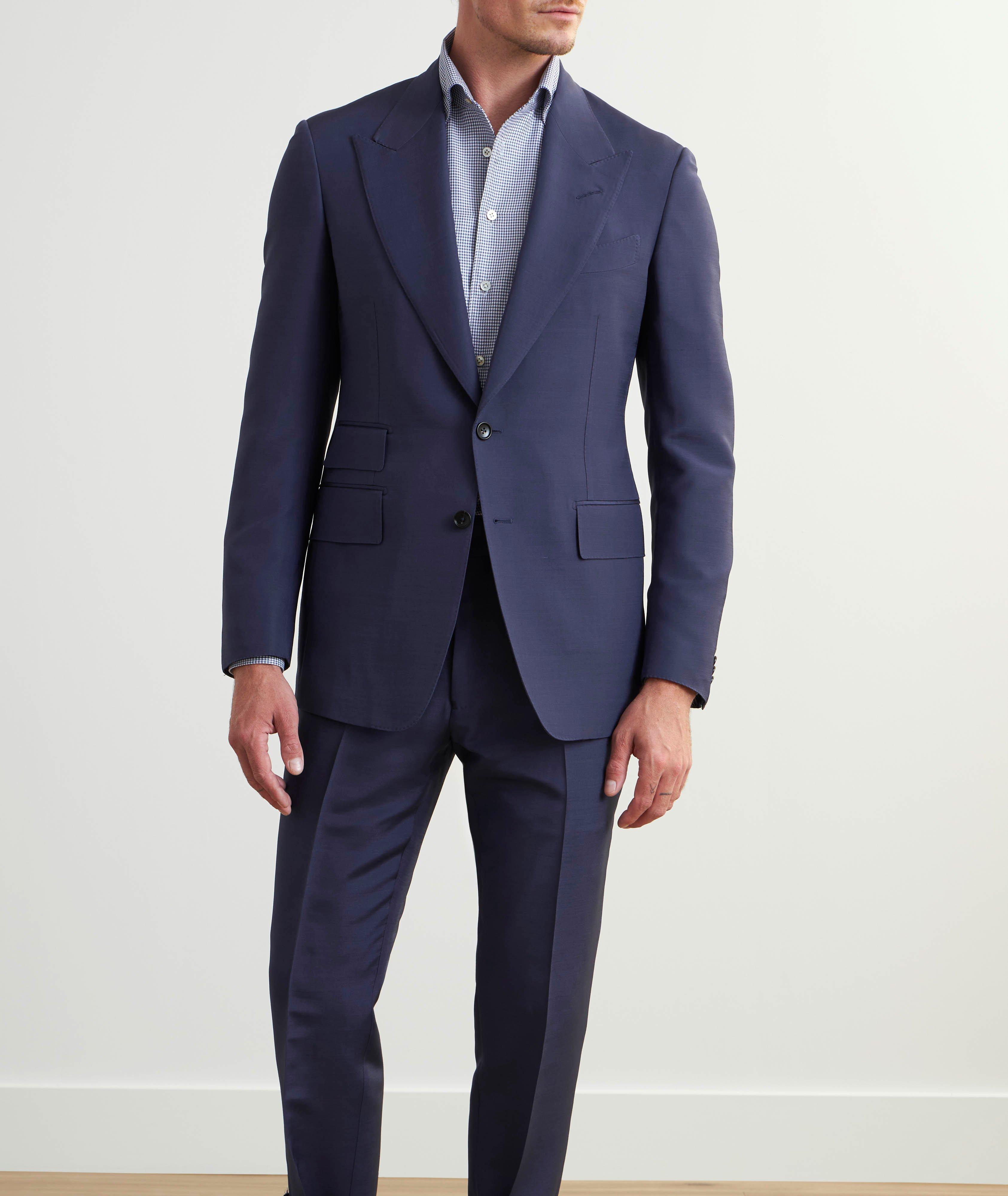 Shelton Wool-Silk Fine Barathea Suit image 1