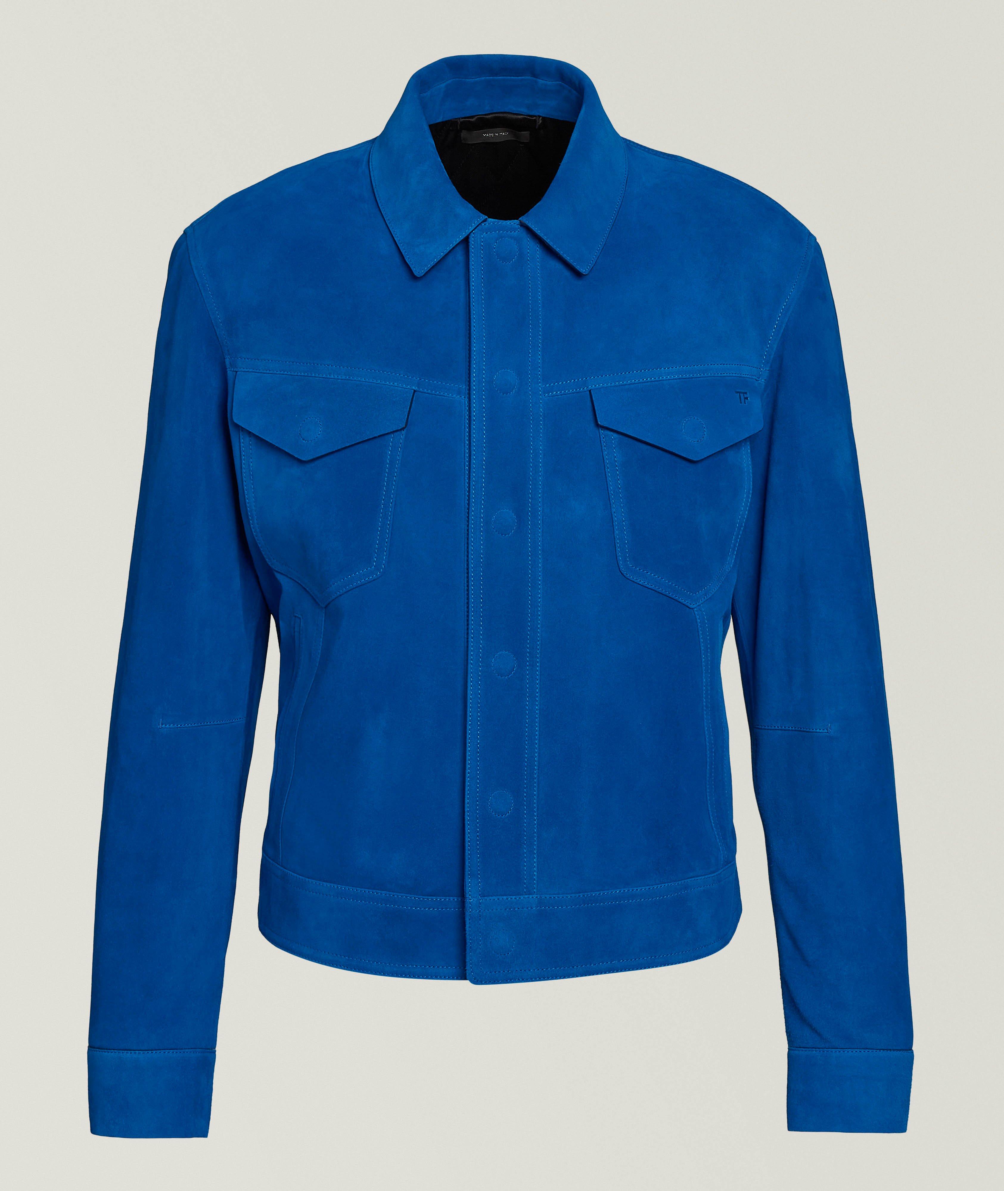 Veste western en daim cachemire image 0