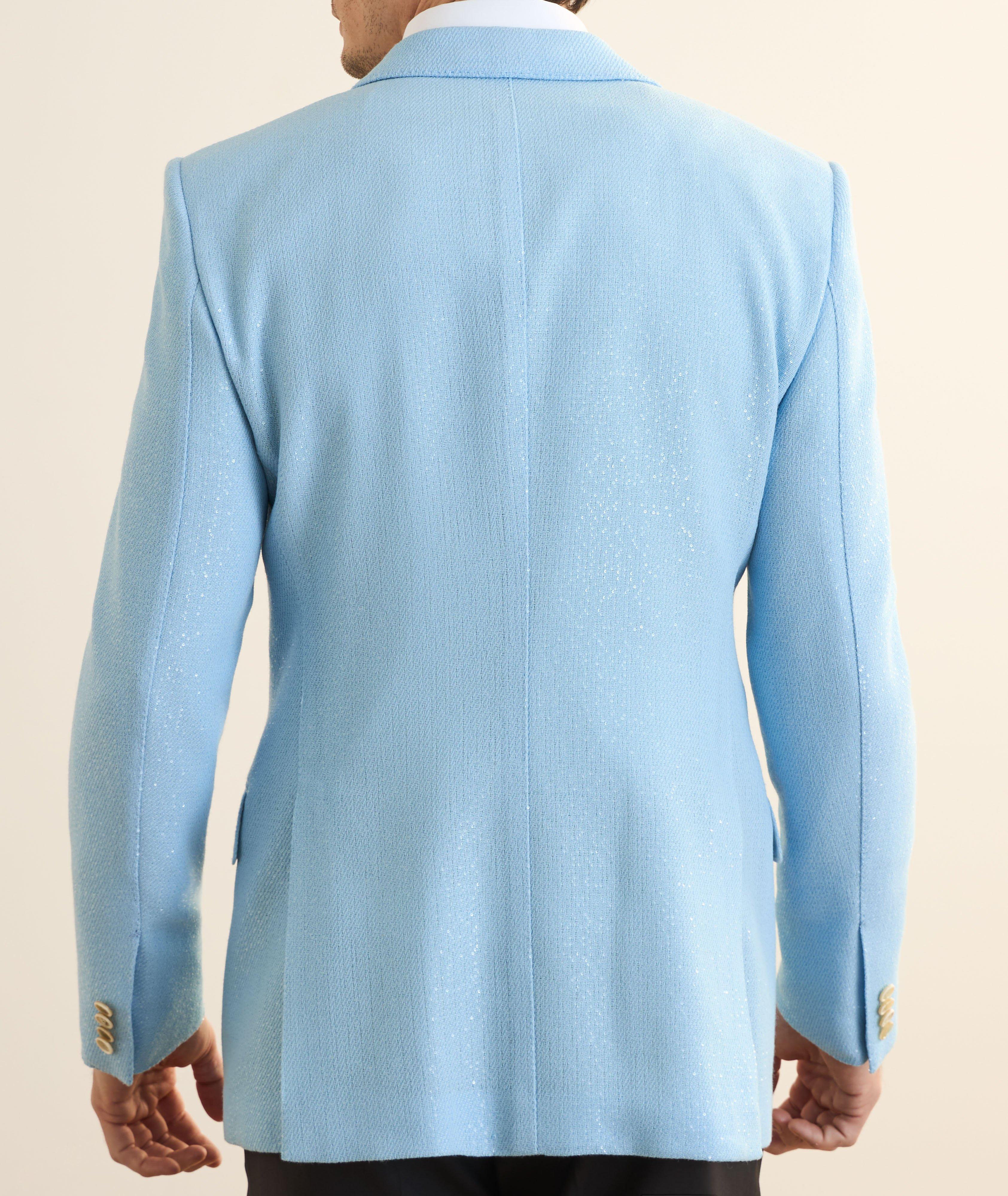 Dyllan Sequin Bouclé Tuxedo Jacket image 2